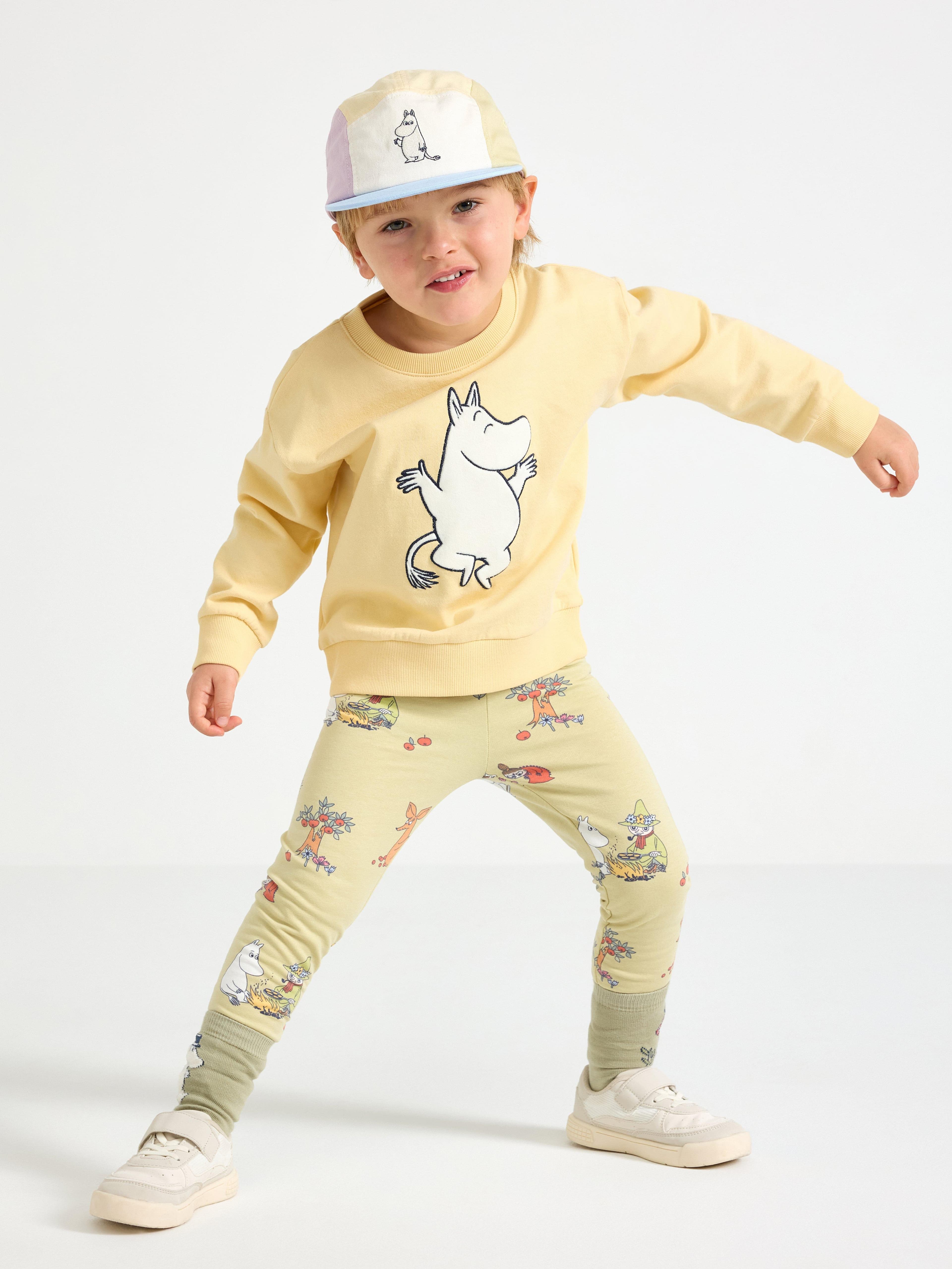 Mummitrollet leggings med föret innside