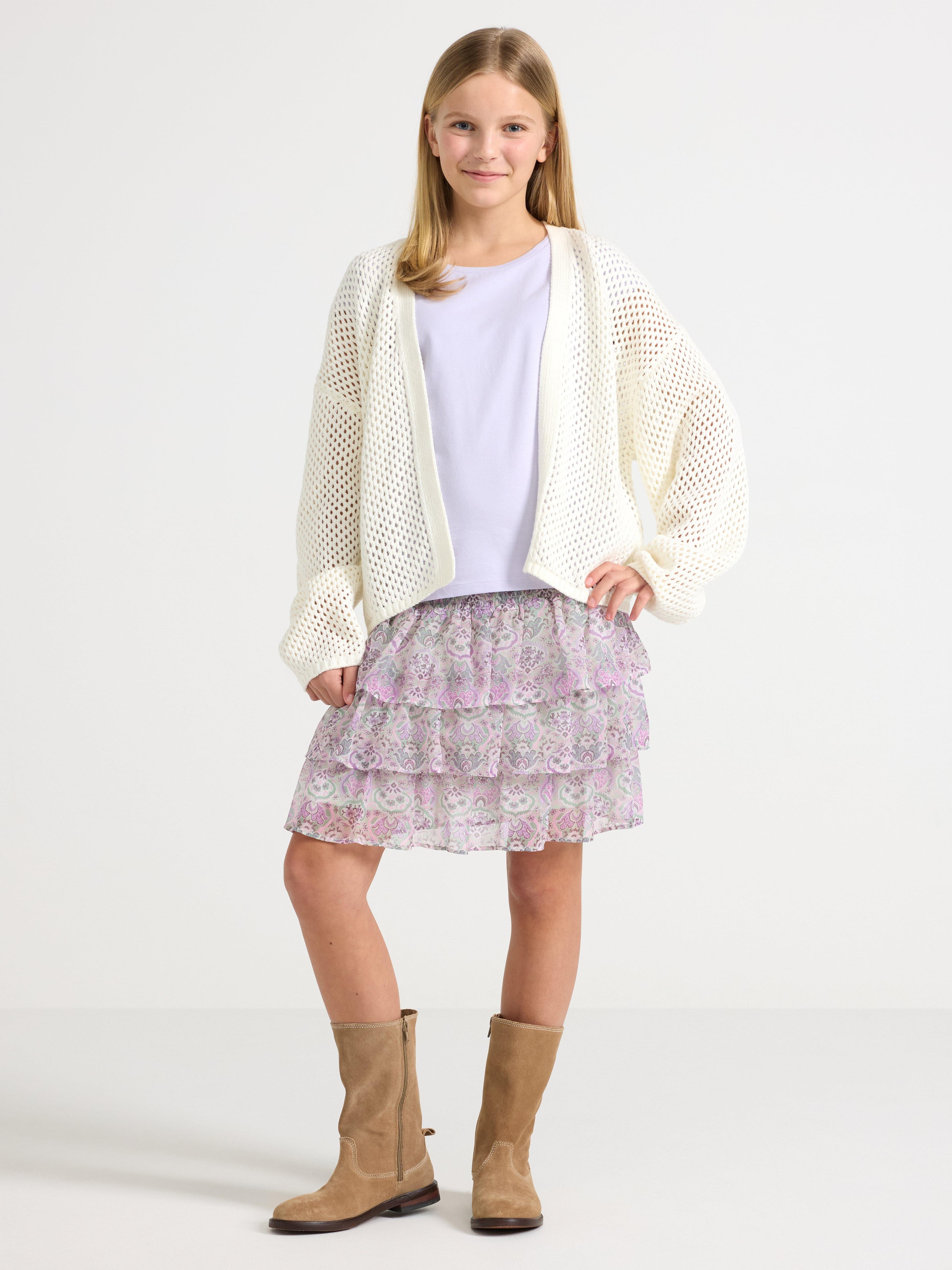 Skjørt i chiffon