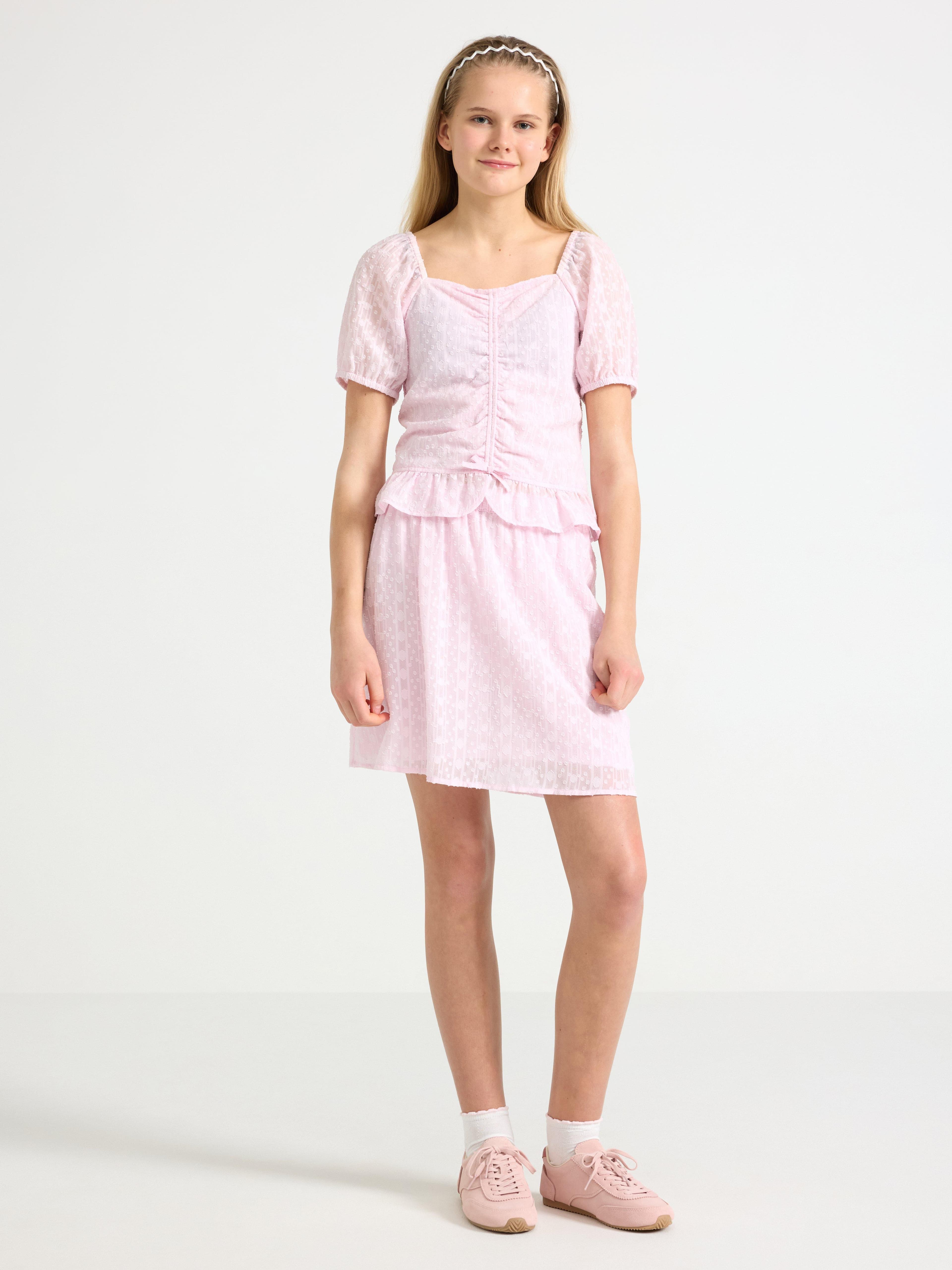 Skjørt med lurex