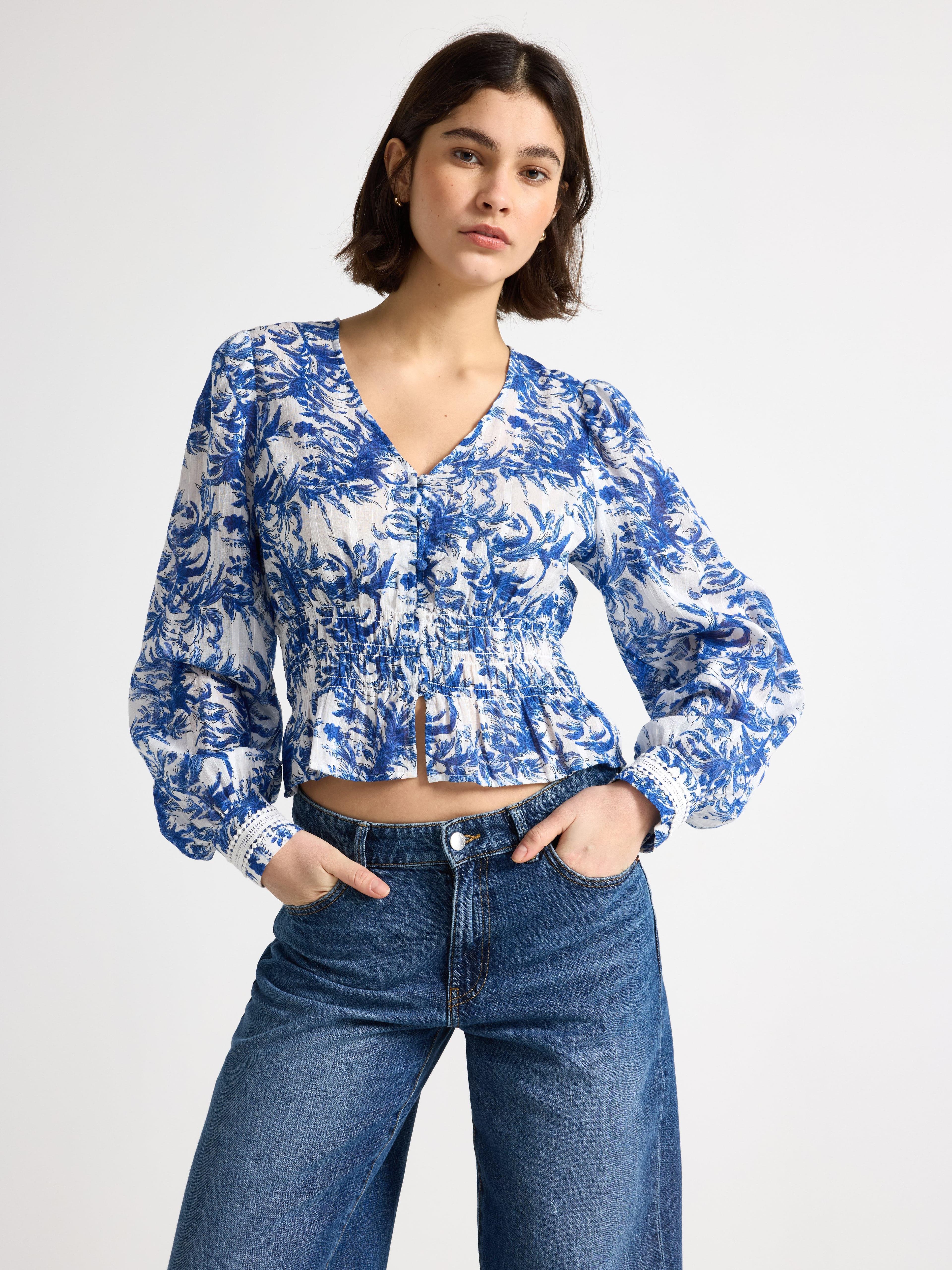 Langermet bluse