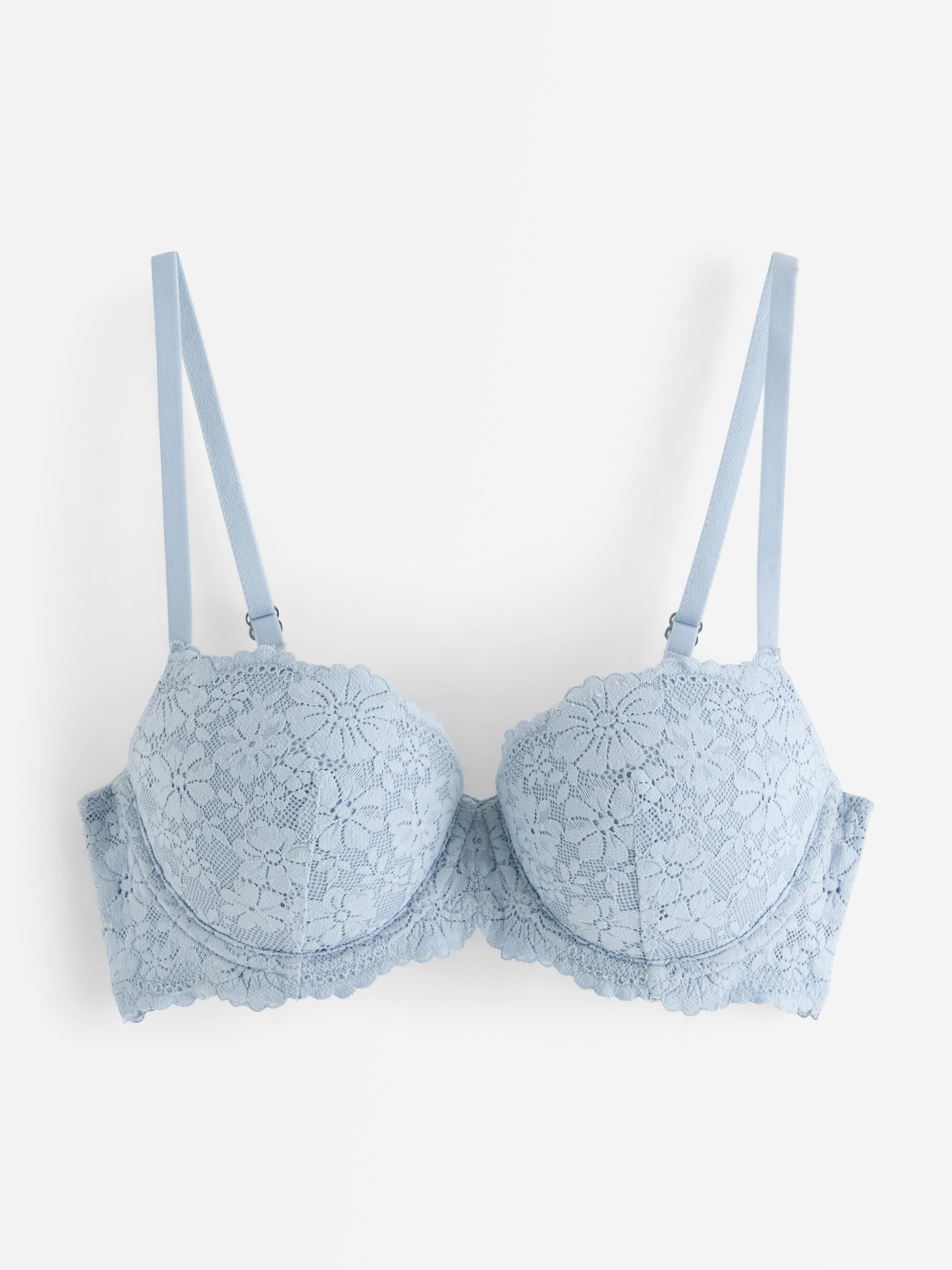 Push-up balconette-bh med blonde