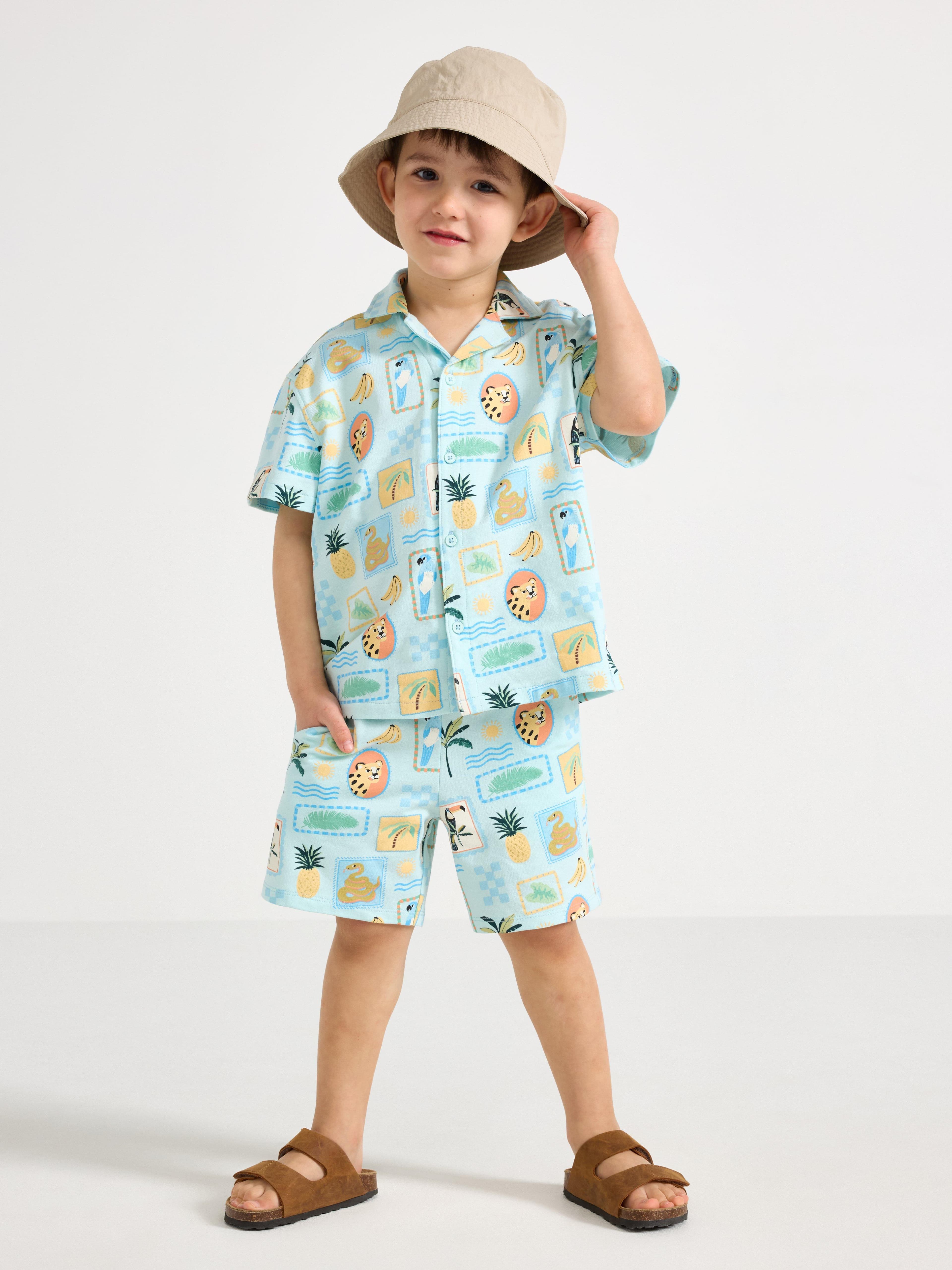 Sett - Topp og sweatshorts