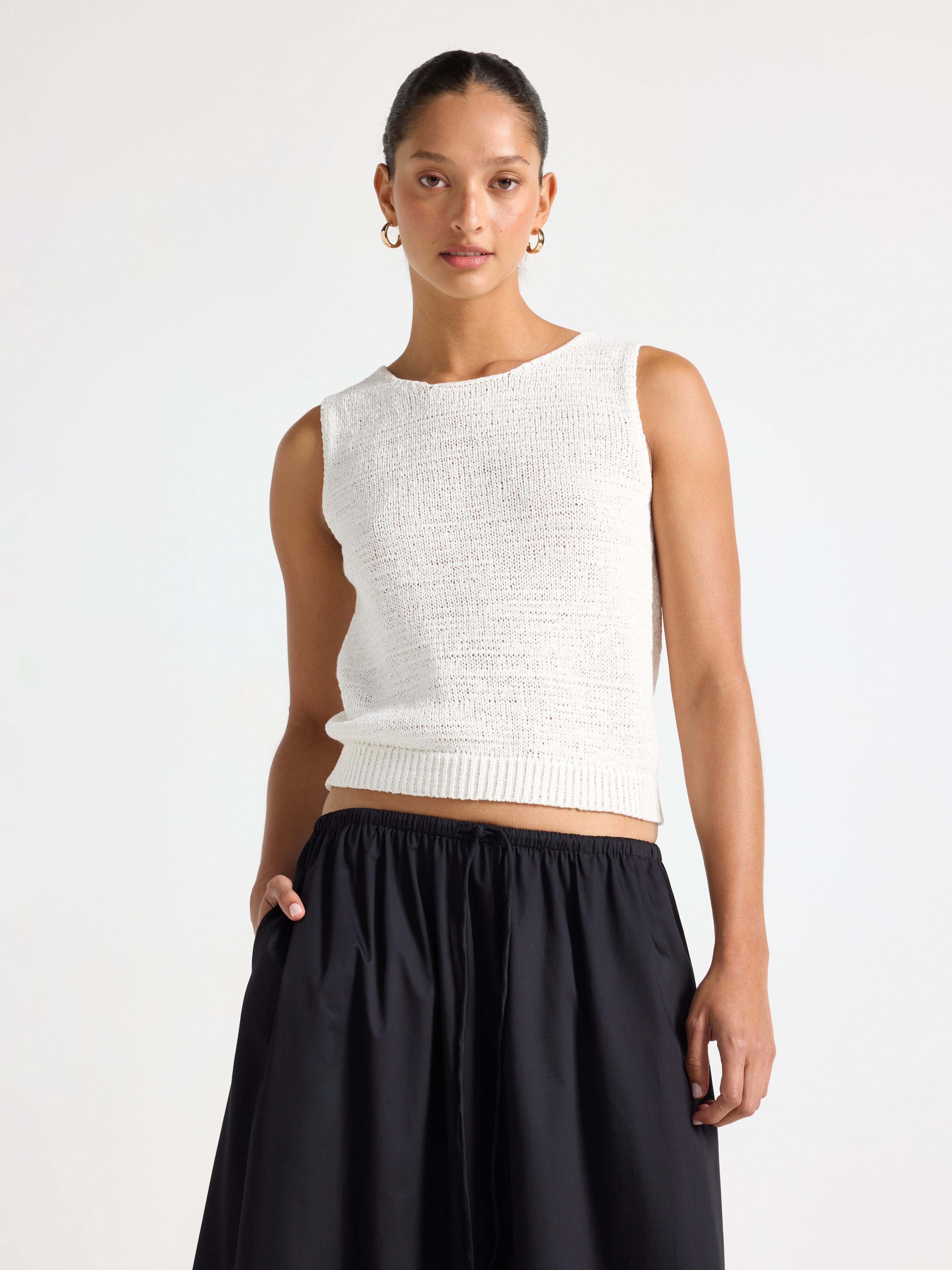 Strikket vest