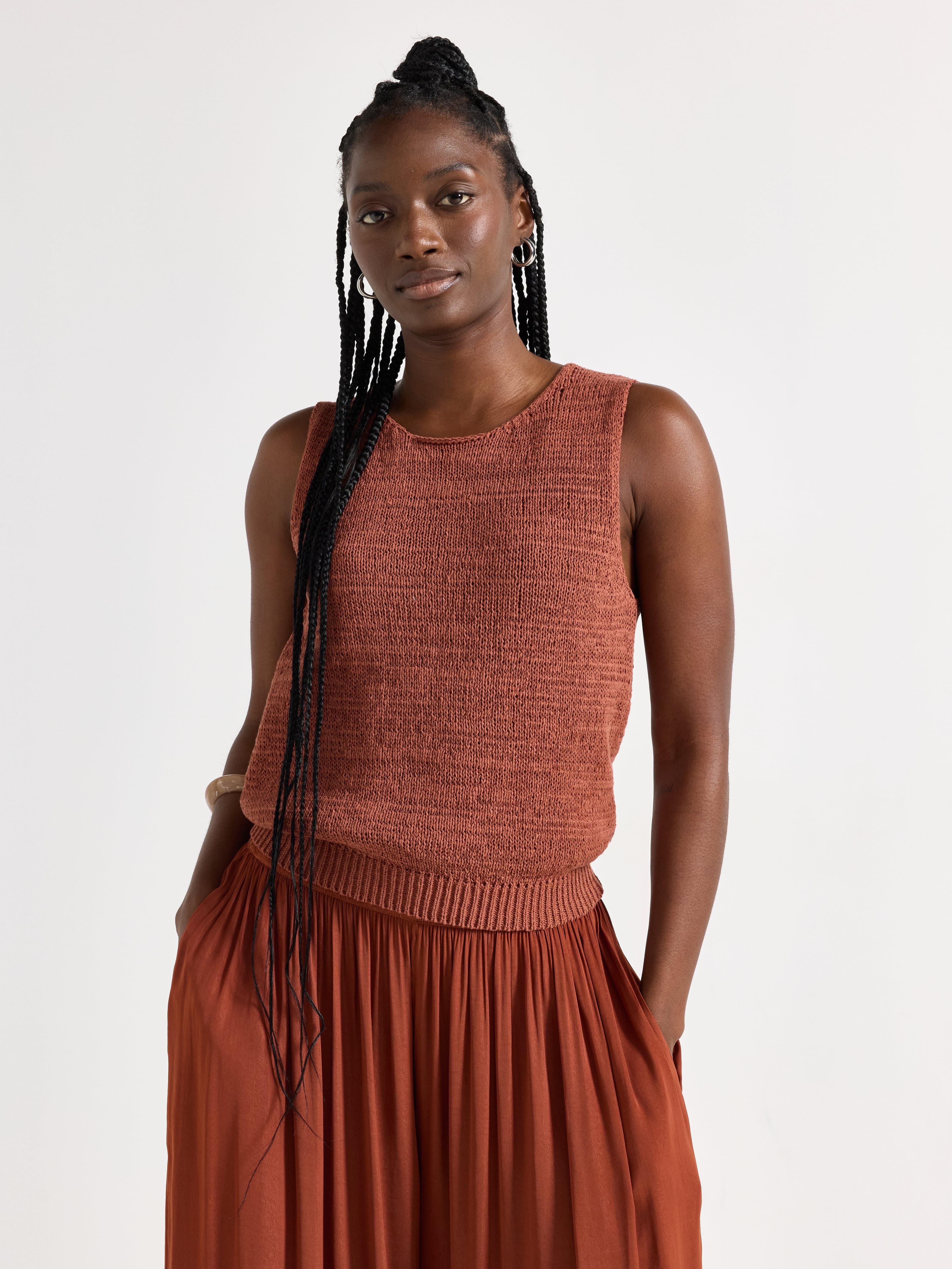 Strikket vest