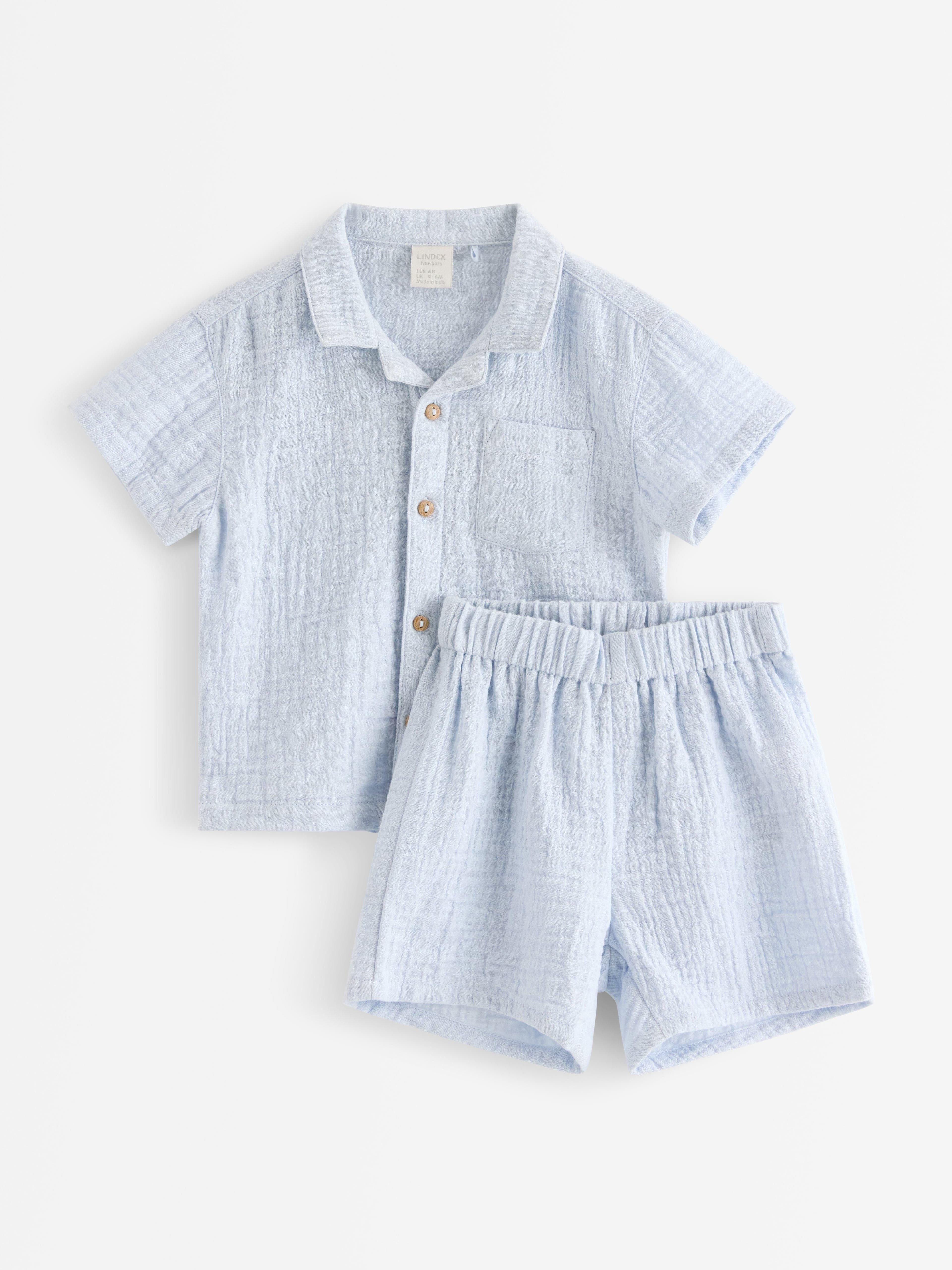 Sett - Skjorte og shorts