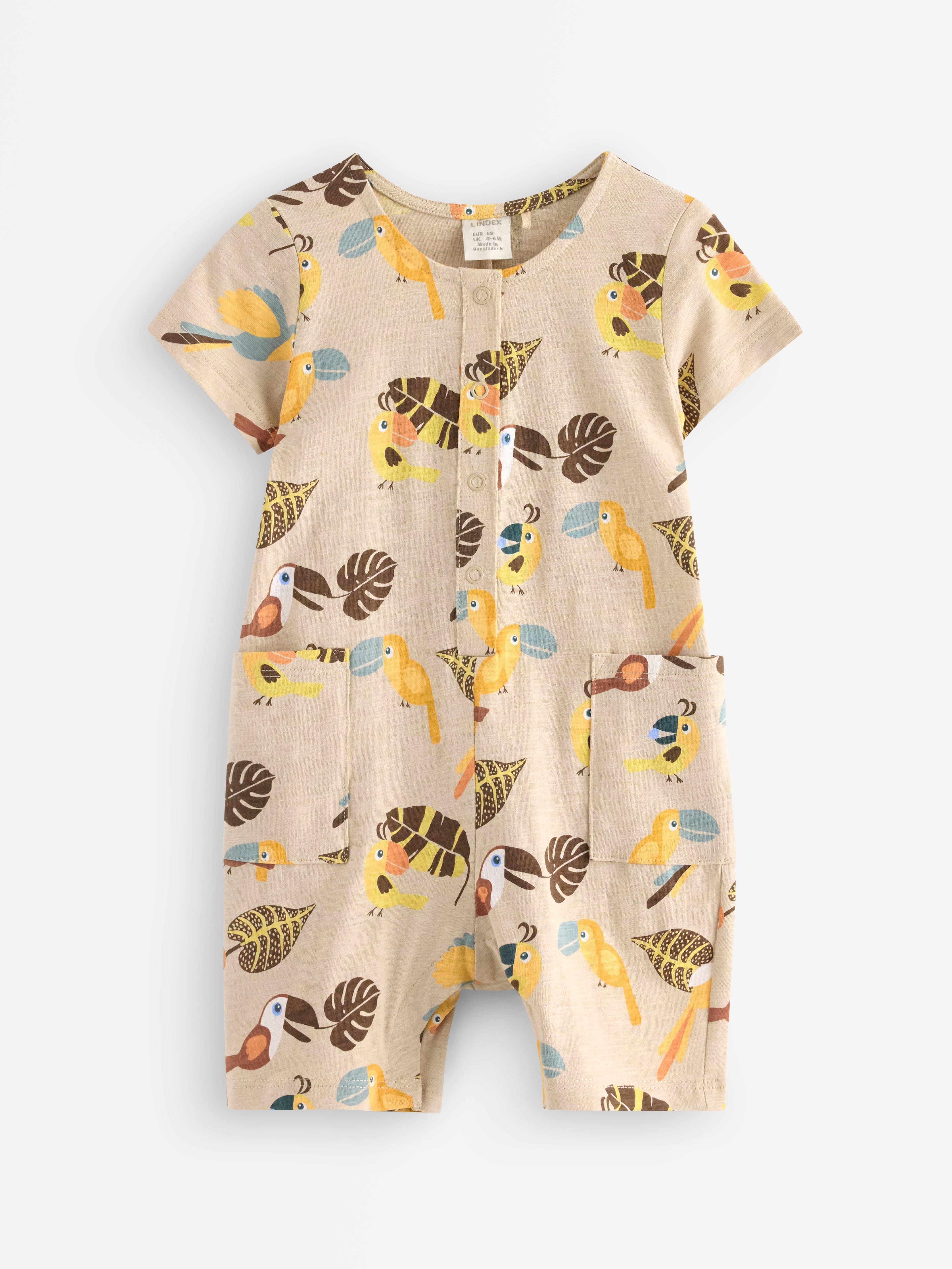 Jumpsuit i slub-jersey