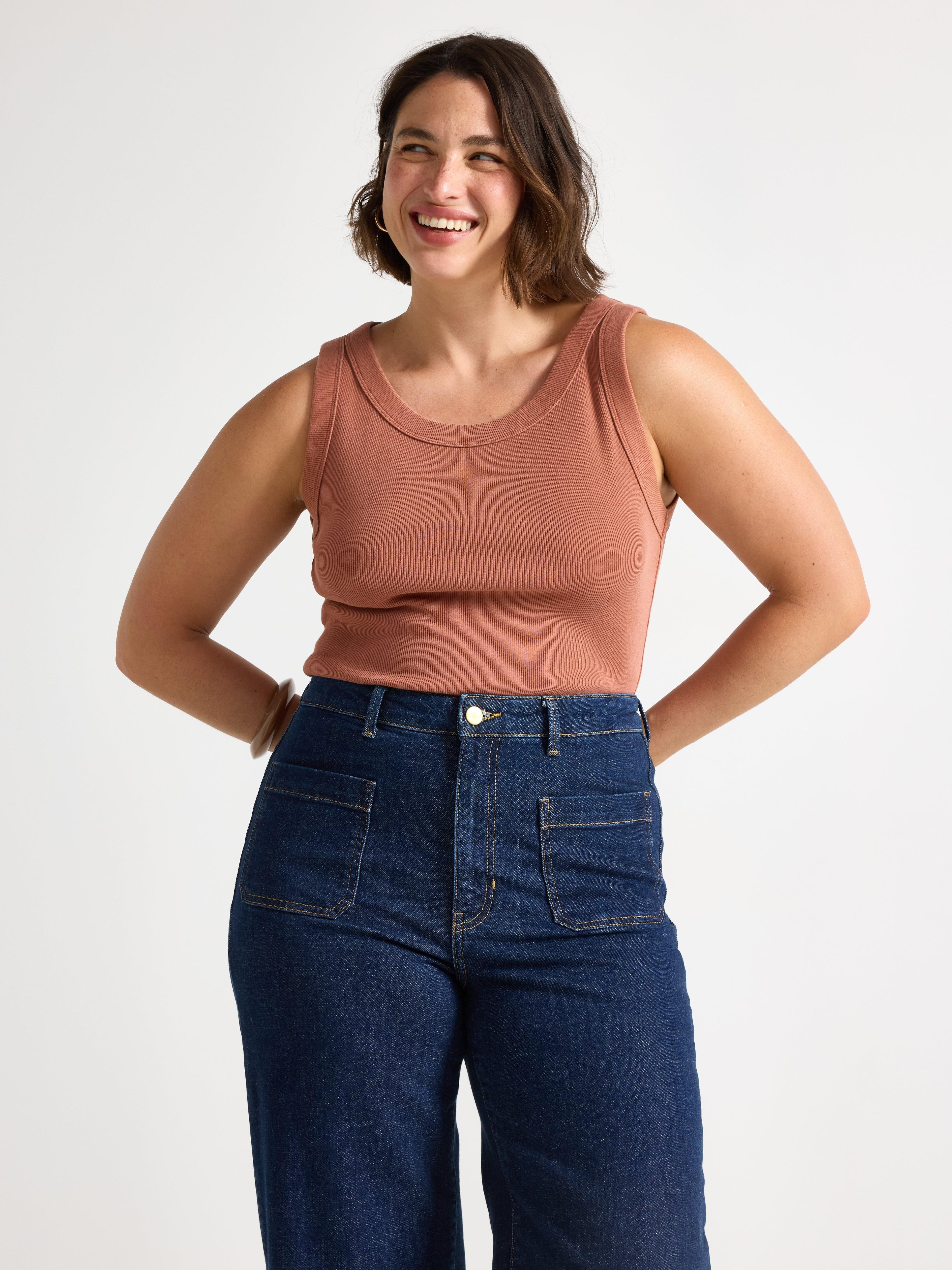 Ribbestrikket singlet
