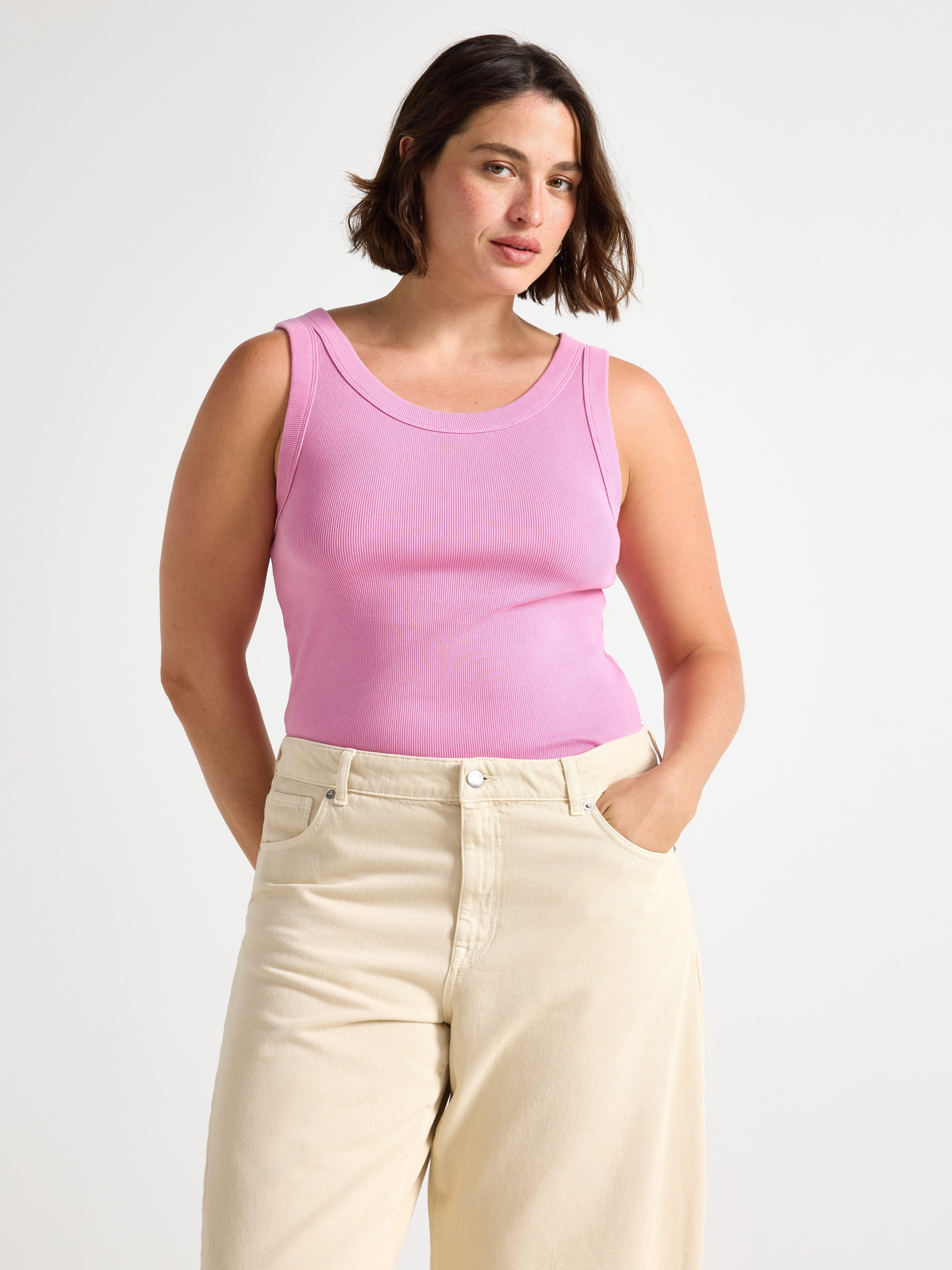 Ribbestrikket singlet