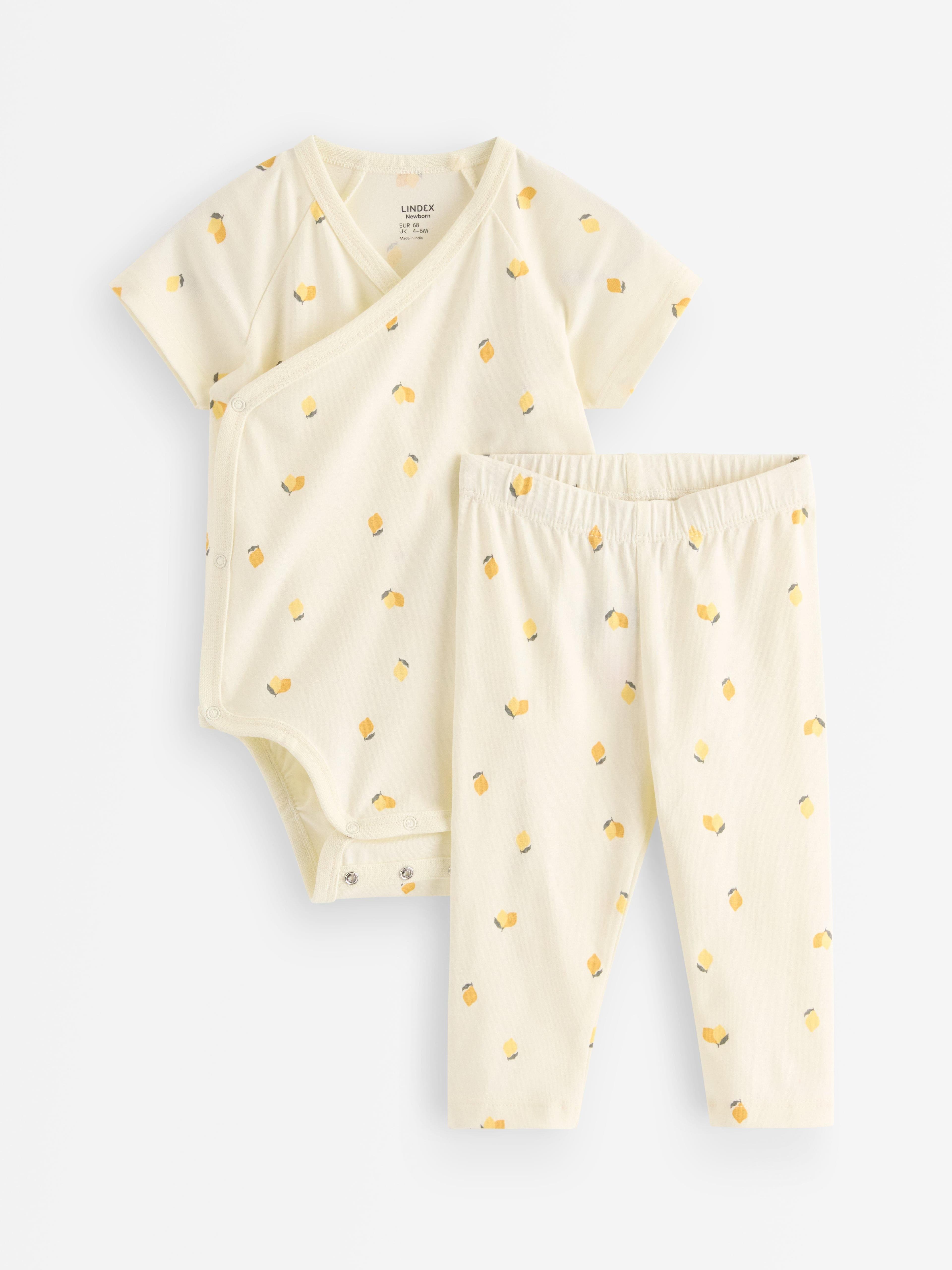 Sett - Omslagsbody og leggings
