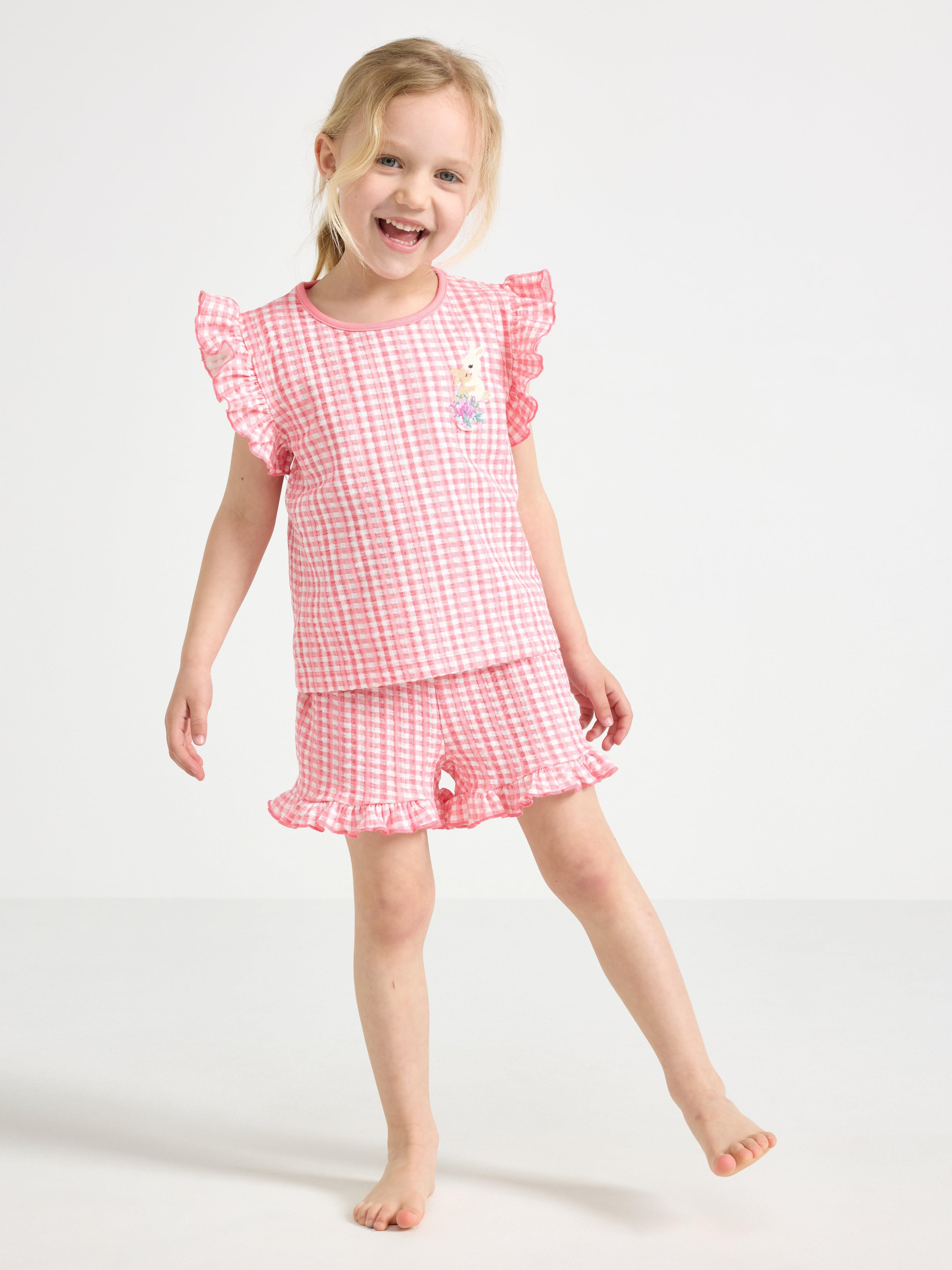 Pyjamassett i gingham