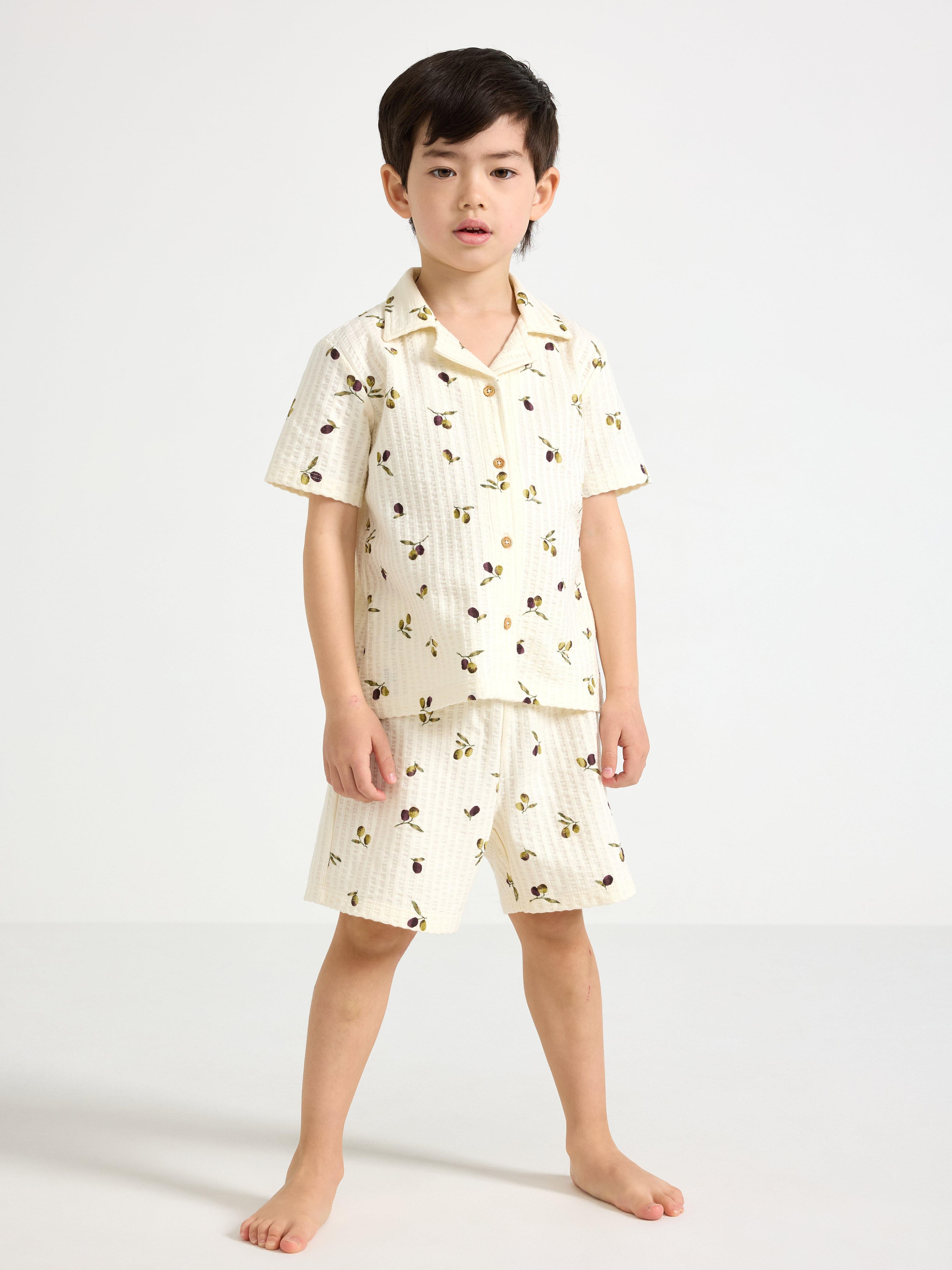 Pyjamassett i seersucker