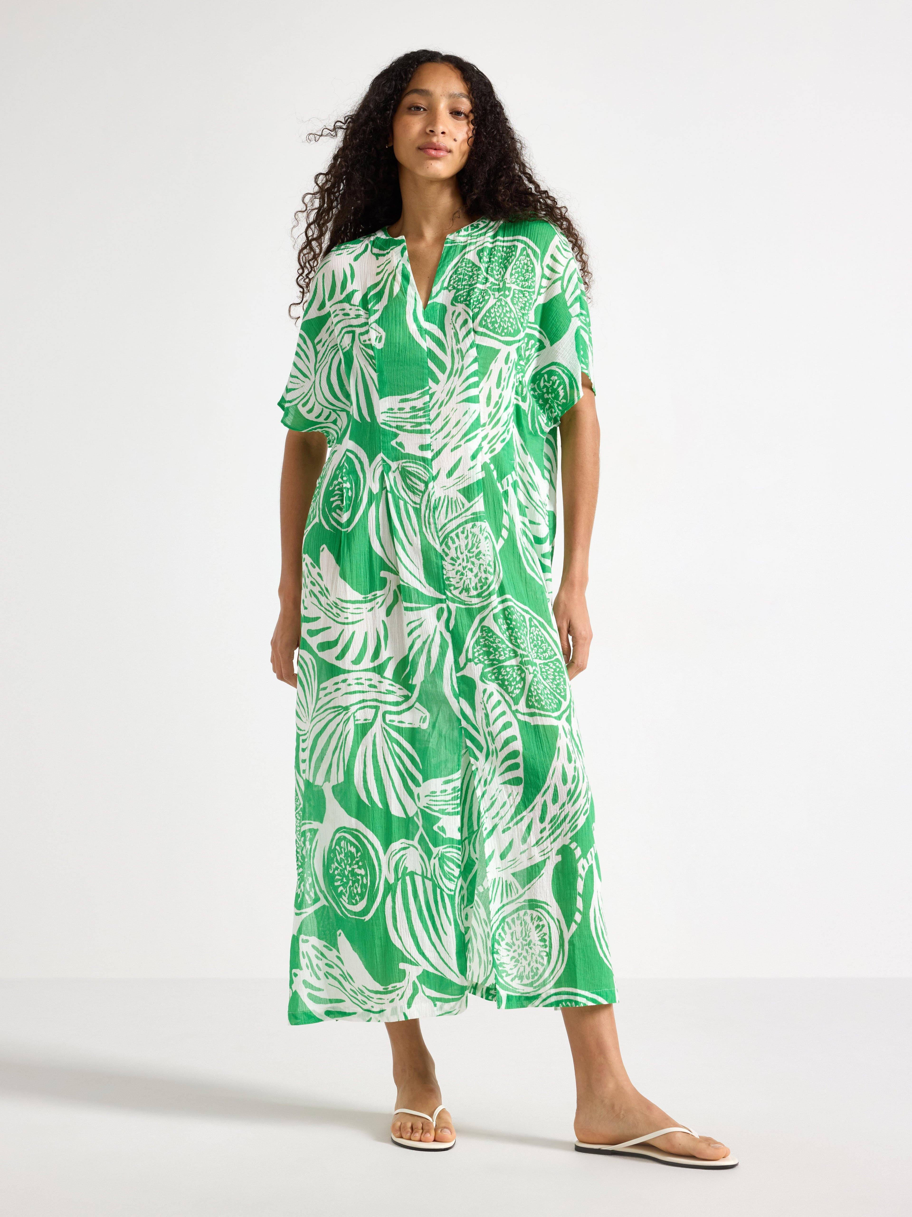 Krepp kaftan