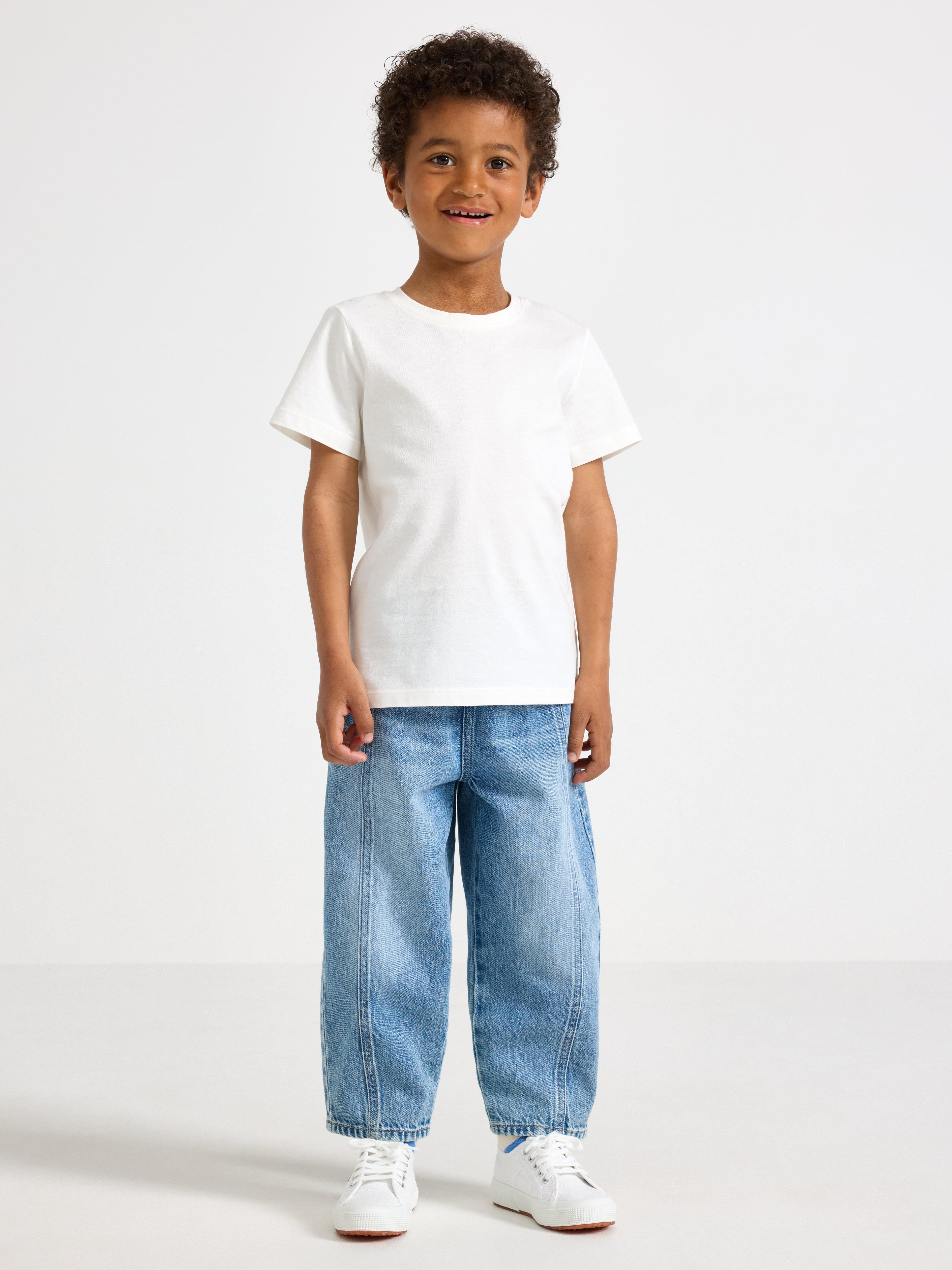 Ballongjeans med vanlig midje