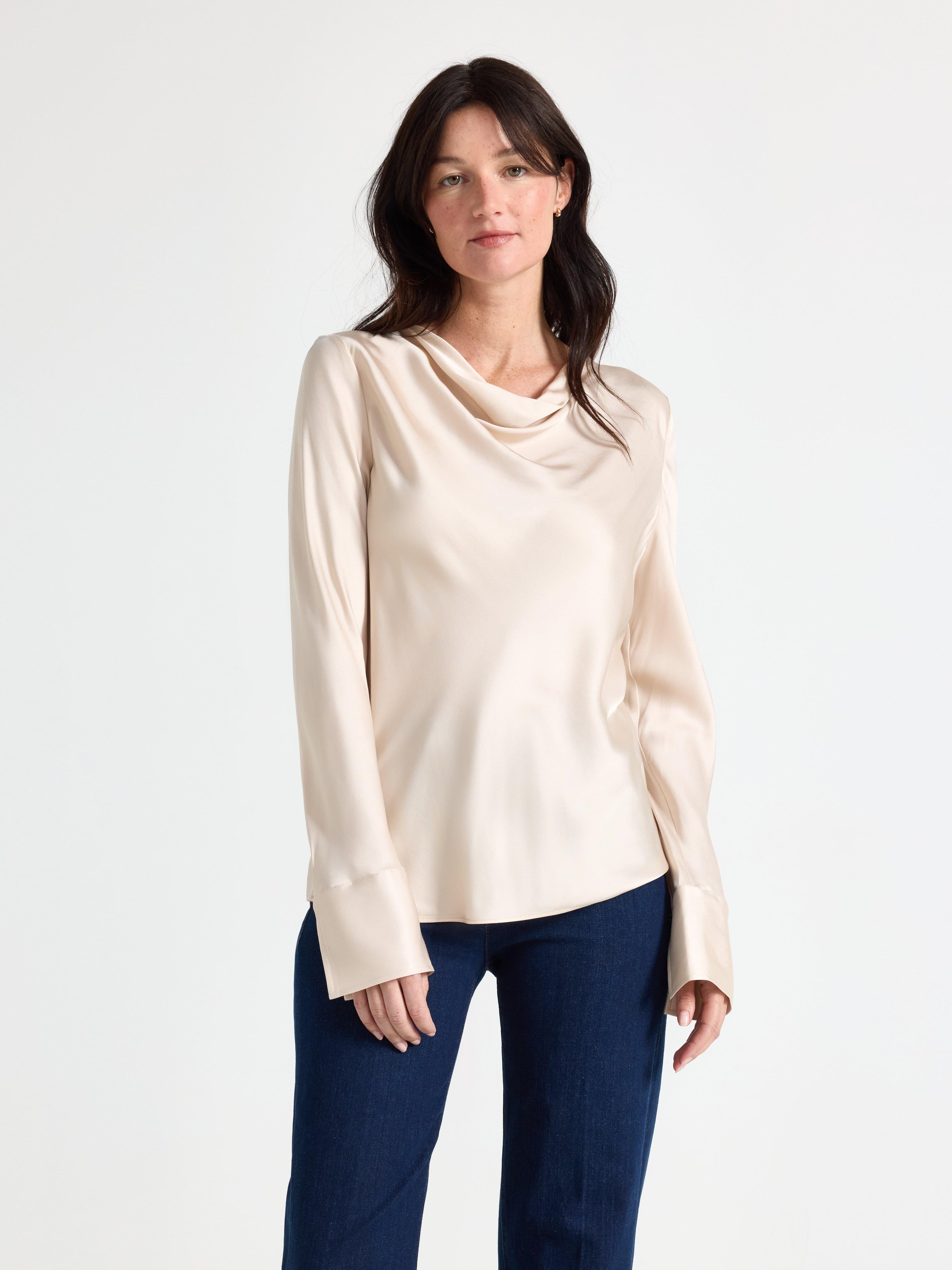 Langermet bluse