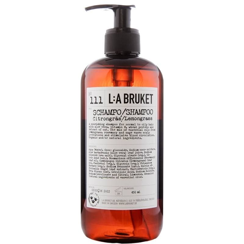 L:a Bruket 111 Shampoo - Lemongrass 450 ml