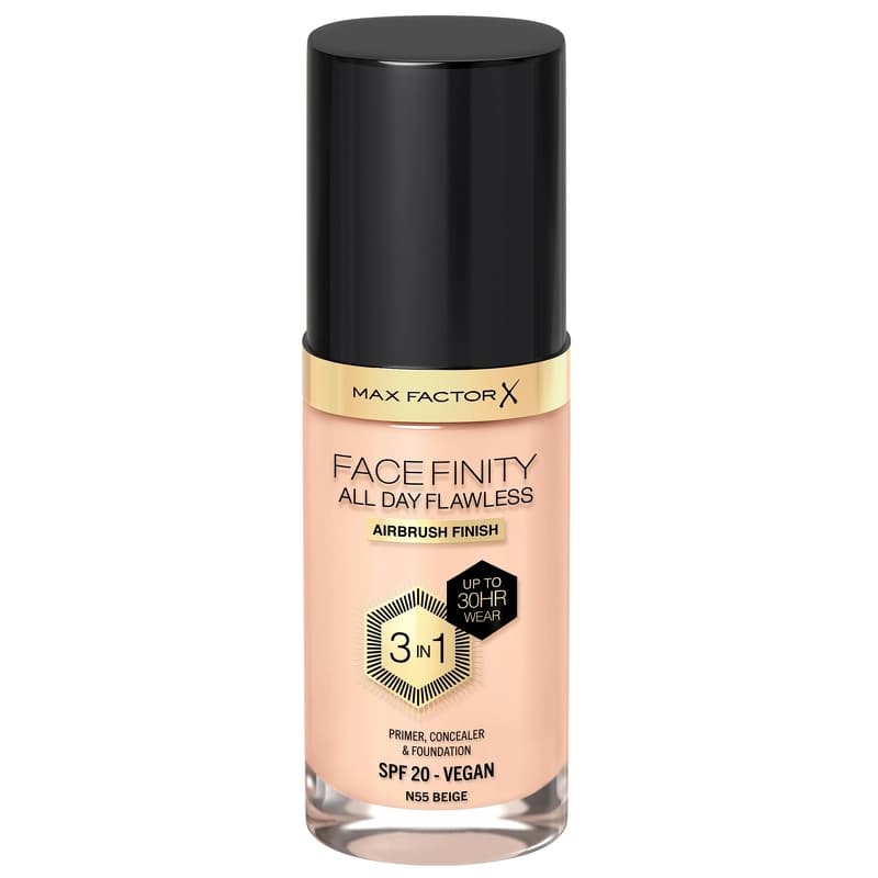 Max Factor Facefinity All Day Flawles 3in1 Foundation 30 ml - N55 Beige