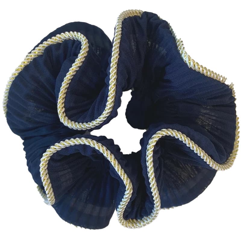 By Stær LILJE Scrunchie - Marineblå - Navy