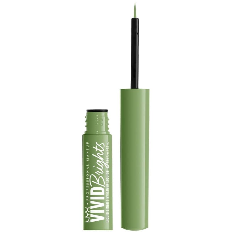 NYX Professional Makeup Up Vivid Brights Liquid Eyeliner 2 ml - 02 Ghosted Green
