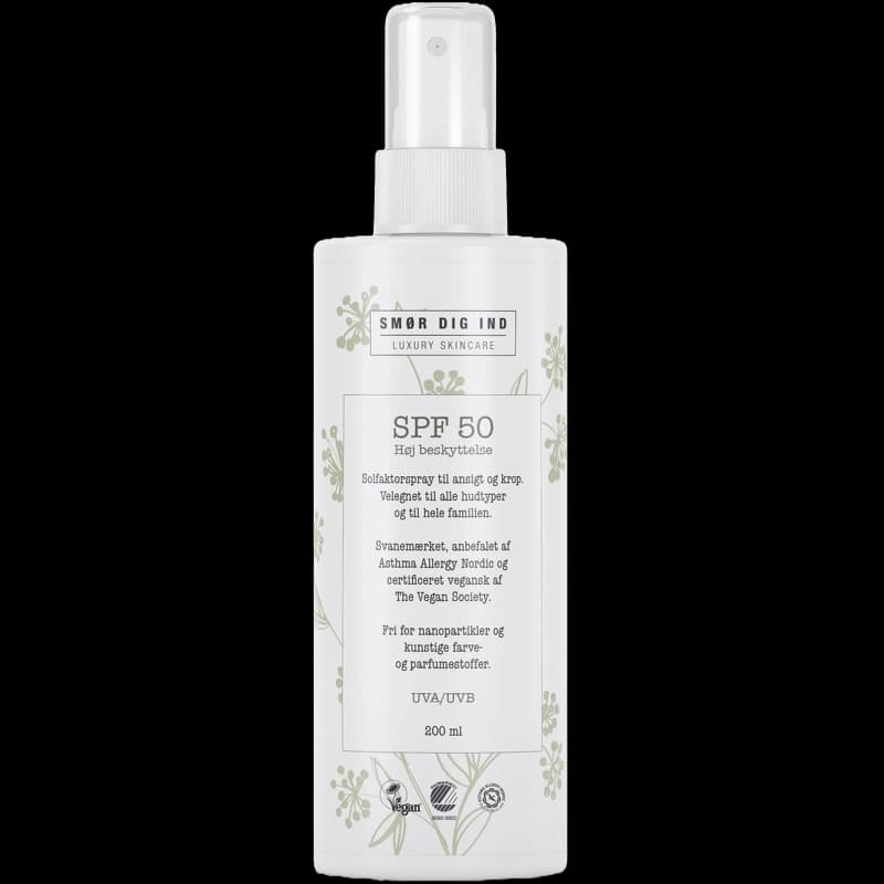 Smør Dig Ind Solfaktorspray SPF 50 - 200 ml