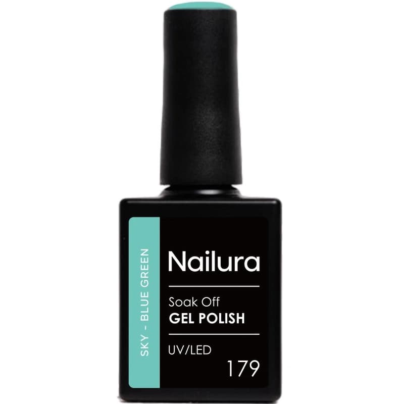 Nailura Gel Polish 10 ml - 179 Sky Blue Green
