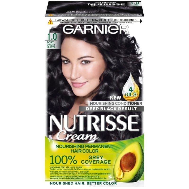 Garnier Nutrisse Cream 1.0 Black 160 ml - 1 Black