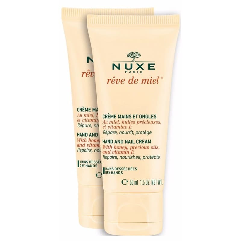 NUXE Rêve de Miel Hand And Nail Cream Duopak 2 x 50 ml (Limited Edition)