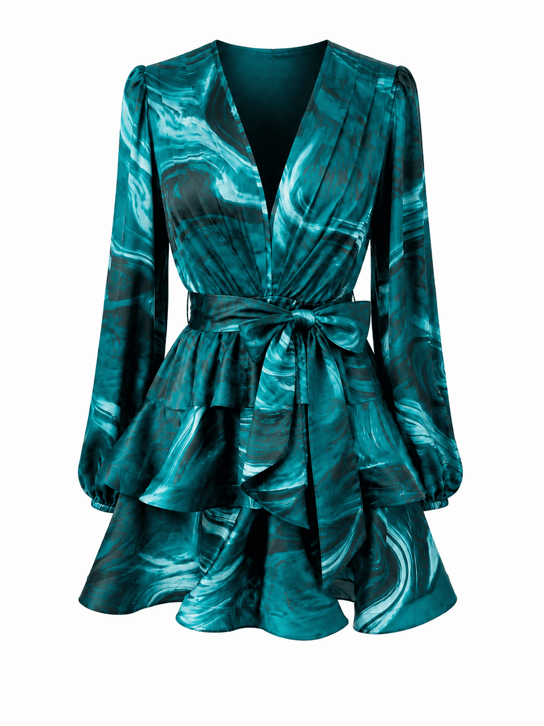 Kayani Asya Bedouin Dress -Verdant Lush