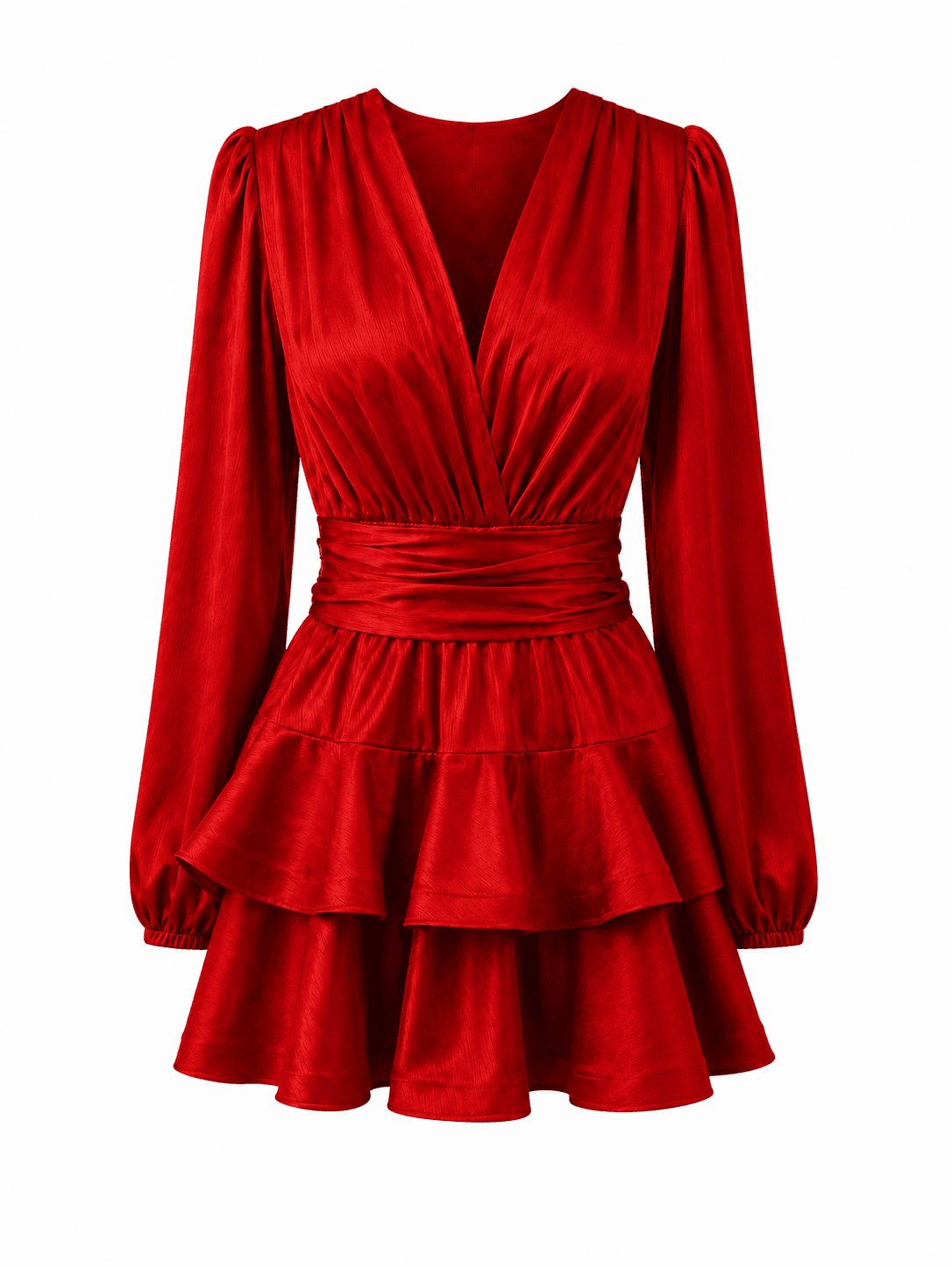 Kayani Asya Bedouin Dress - Flare Ruby