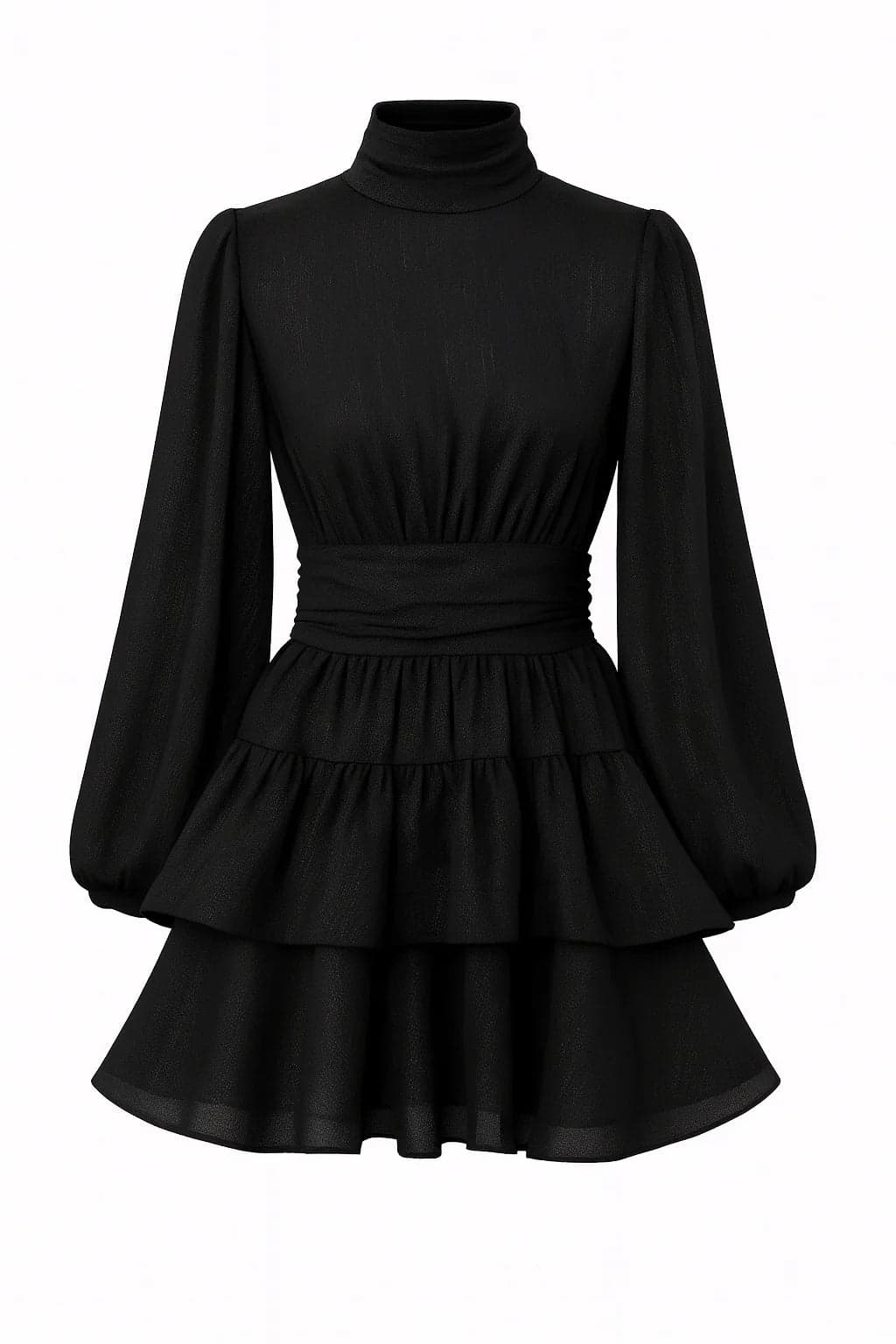 Kelly Minari Mini Dress - Onyx