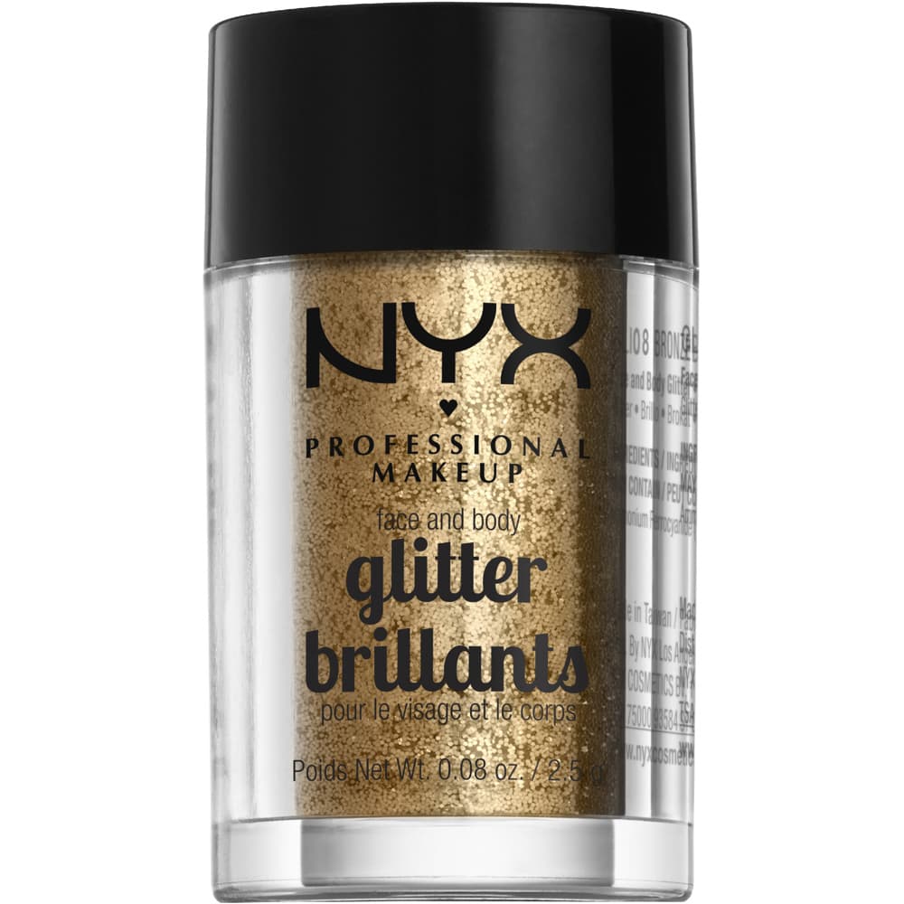 Face & Body Glitter, Bronze 8