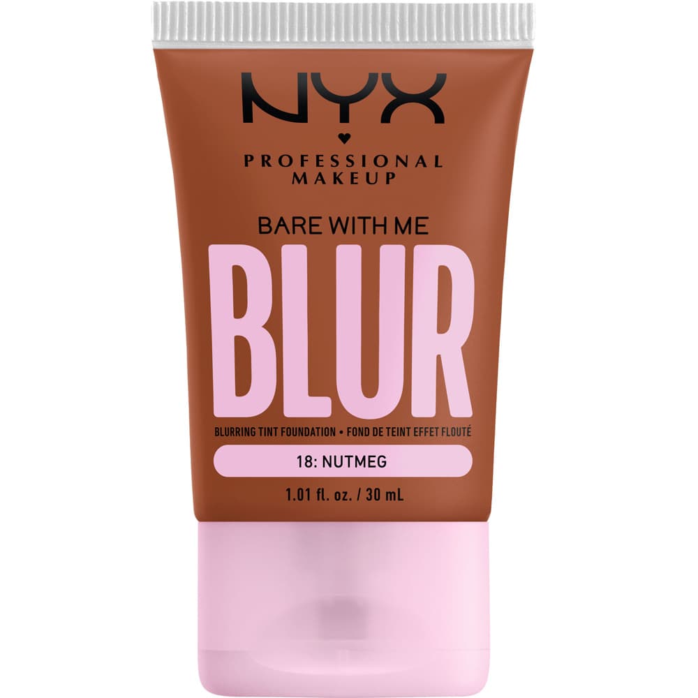 Bare With Me Blur Tint Foundation, 30ml, 18 Nutmeg