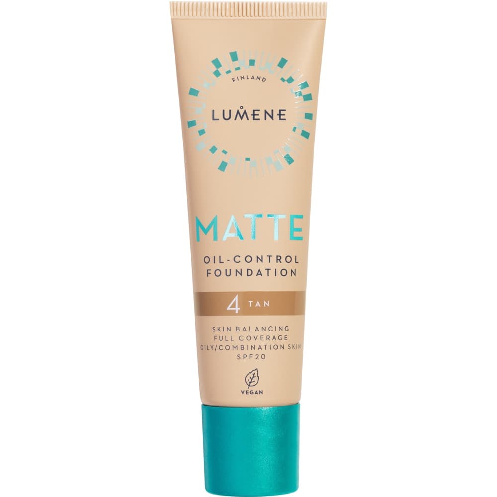 Matte Oil-Control Foundation SPF20, 4 Tan