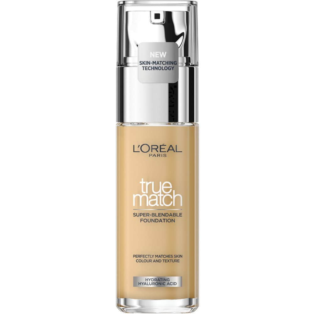 True Match Foundation 30ml, 2W Golden Almond