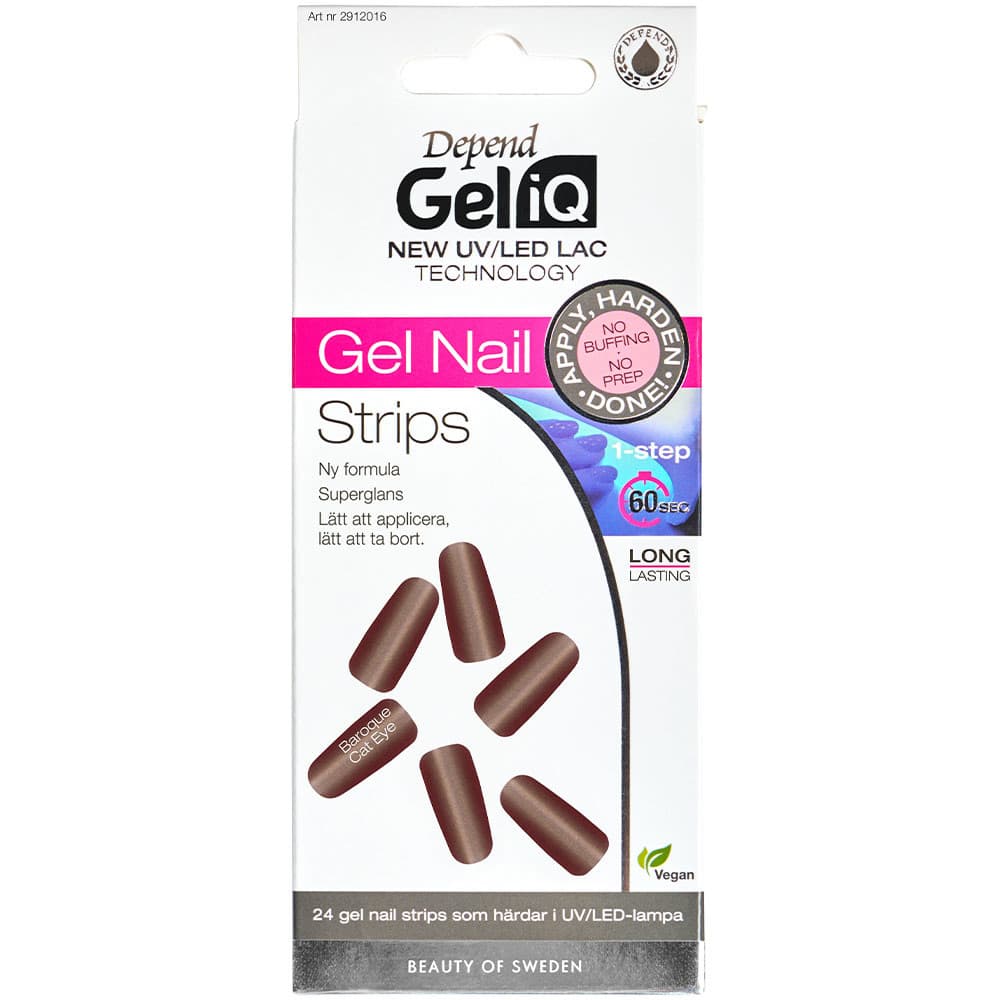 Gel iQ Gel Nail Strips, Baroque Cat Eye