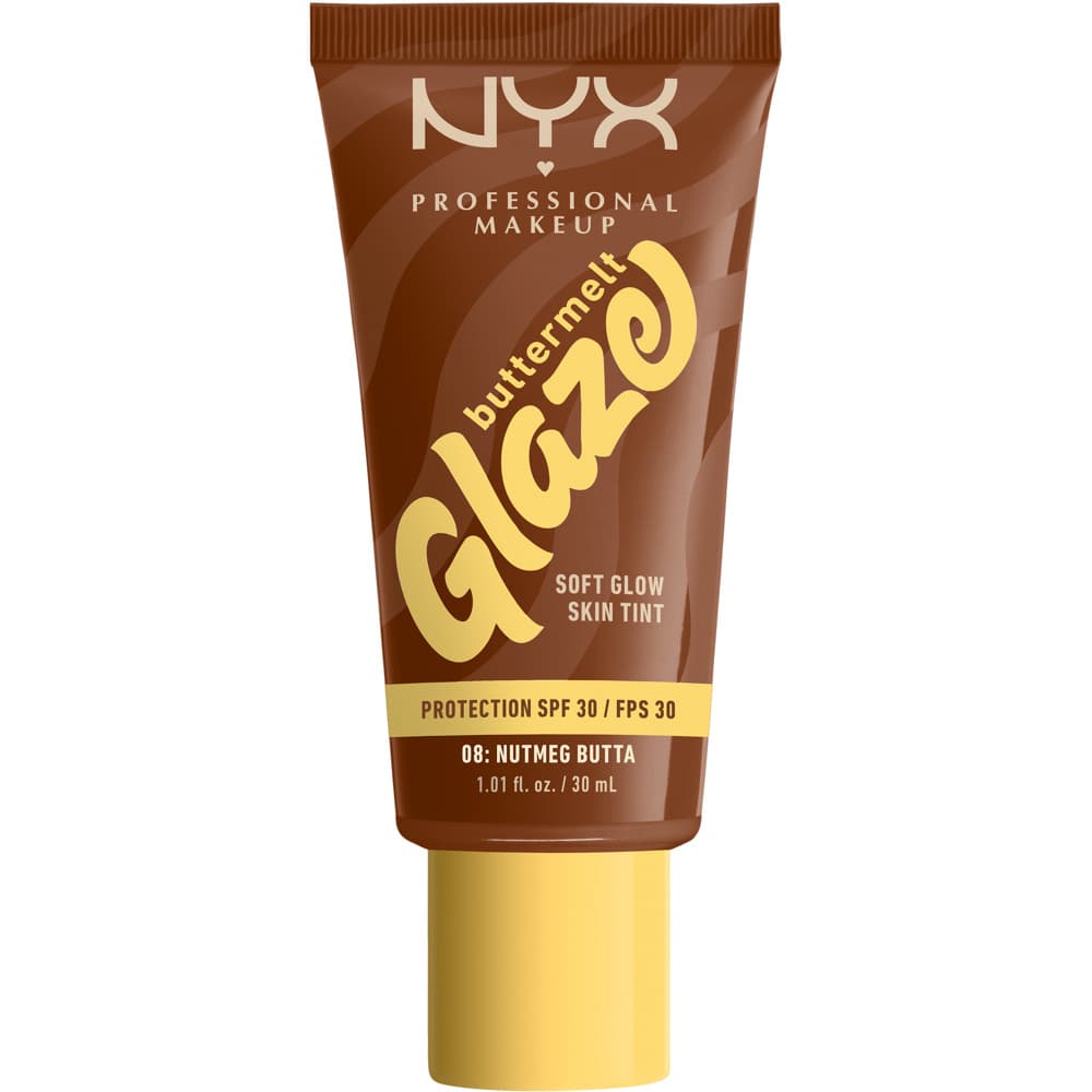 Buttermelt Glaze Soft Glow Skin Tint SPF30, 08 Nutmeg Butta