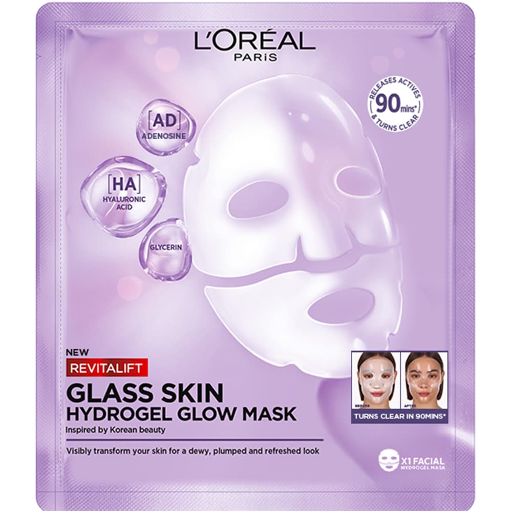 Revitalift Filler Glass Skin Hydrogel Sheet Mask