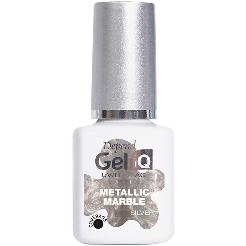 Gel iQ, Metallic Marble Silver