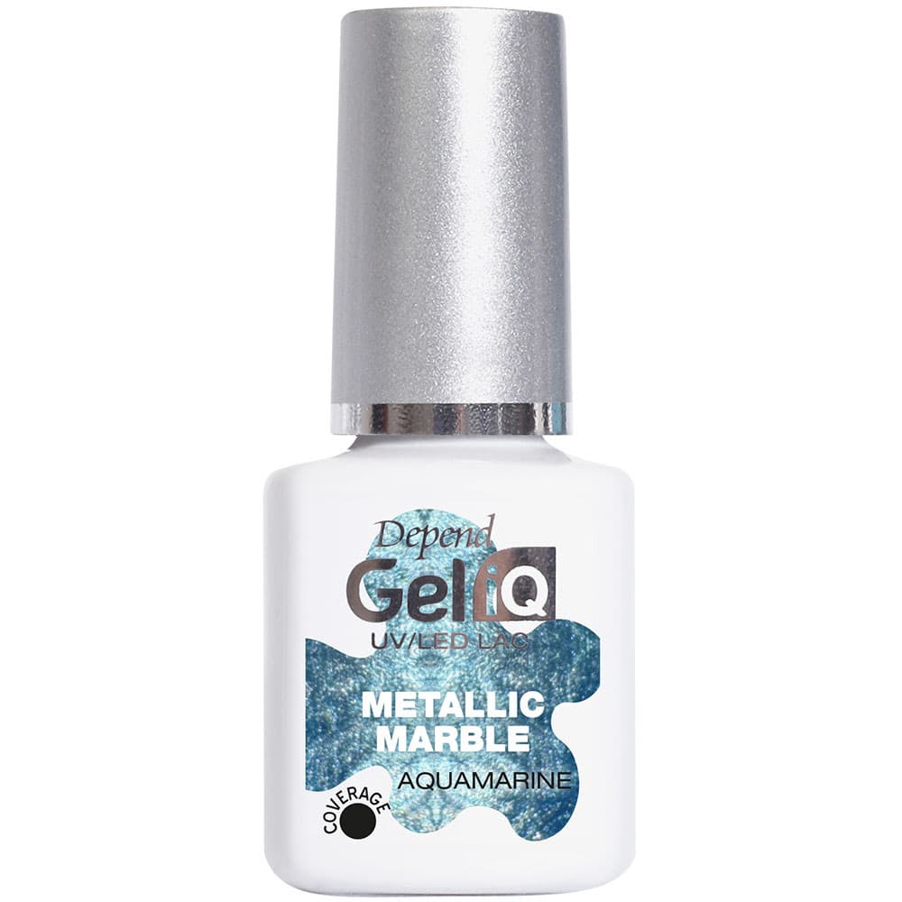 Gel iQ, Metallic Marble Aquamarine