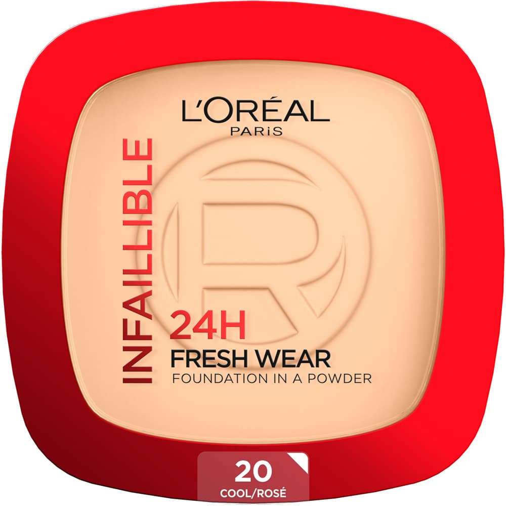 Infaillible 24H Fresh Wear Powder Foundation, 20 Cool Undertone