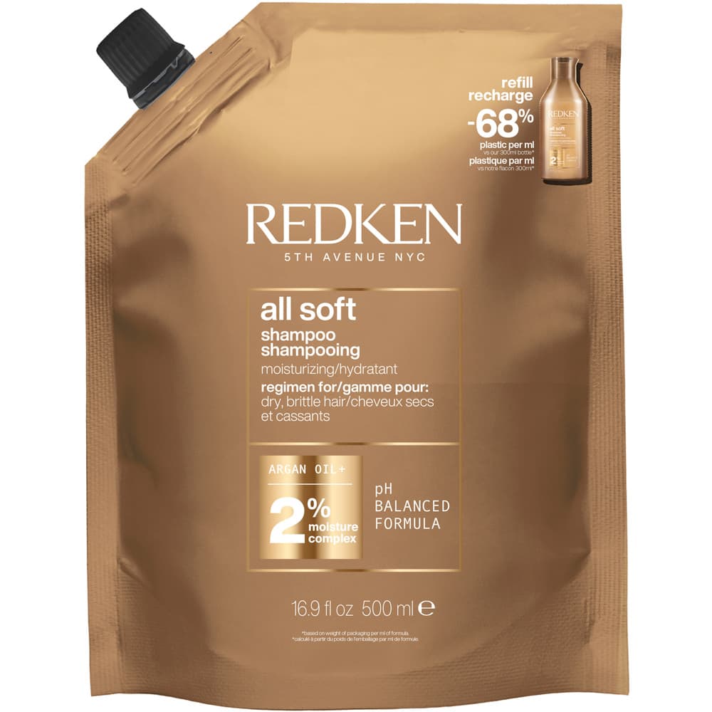 All Soft Shampoo, 500ml Refill