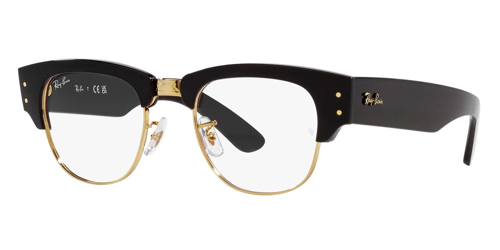 Ray-Ban briller - Mega Clubmaster fra Ray-Ban - Svart - Plast | Metall - wayfarer - Large