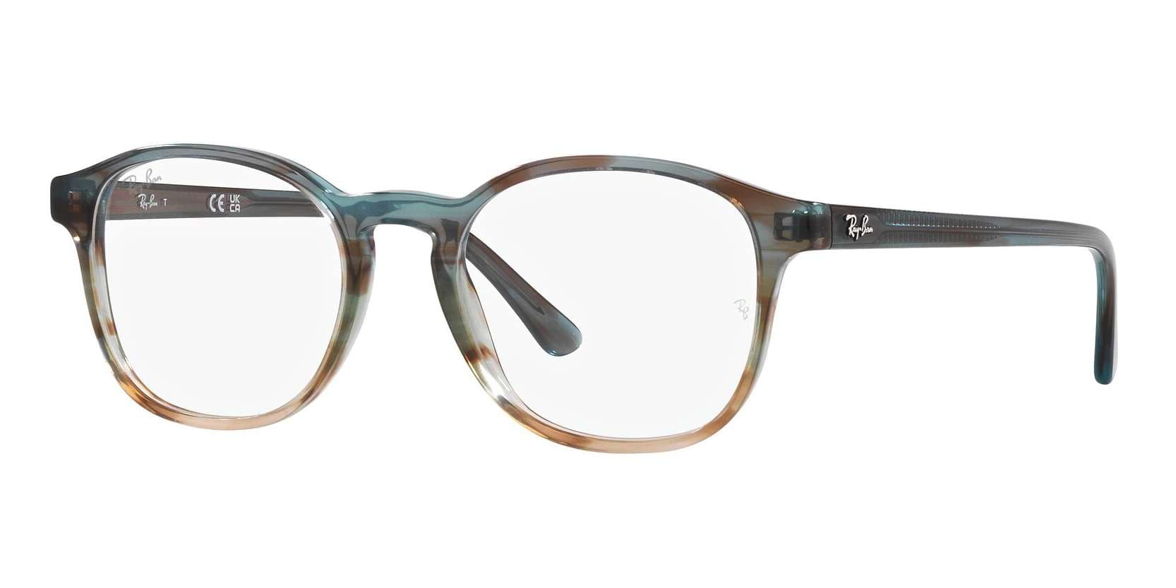 Ray-Ban briller - rb5417 fra Ray-Ban - Grønn - Acetate - oval - Medium