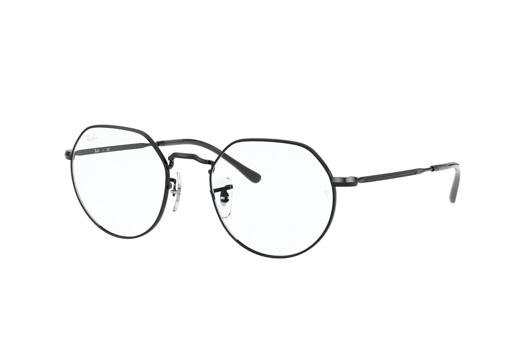 Ray-Ban briller - Jack - Svart, Medium Hel ramme i Metall - Rund