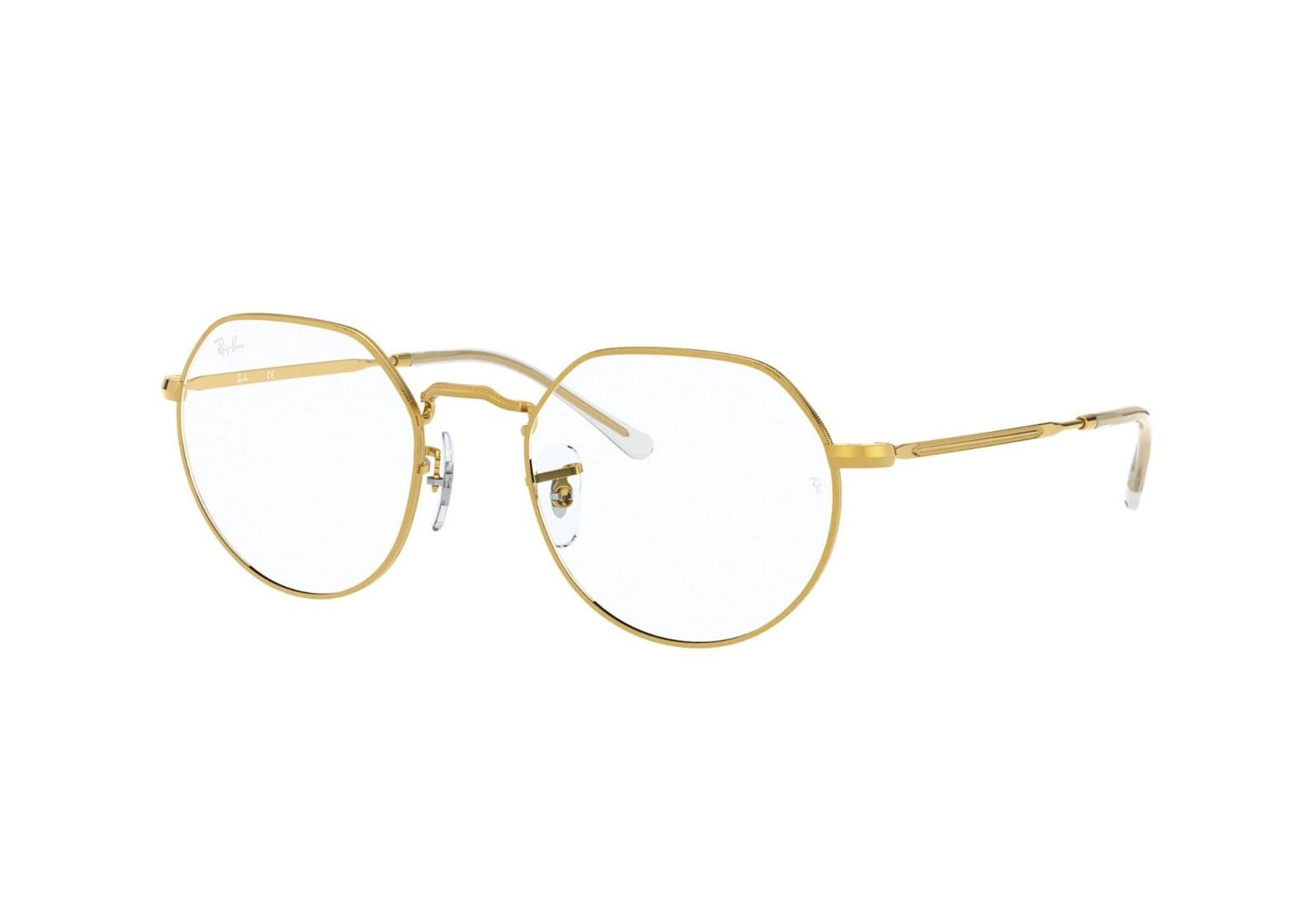 Ray-Ban briller - Jack - Gull, Medium Hel ramme i Metall - Rund