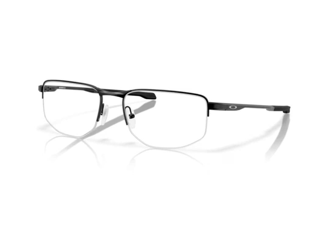 Briller - Addams 0.5 fra Oakley - Grå - metall - Rektangulær - large