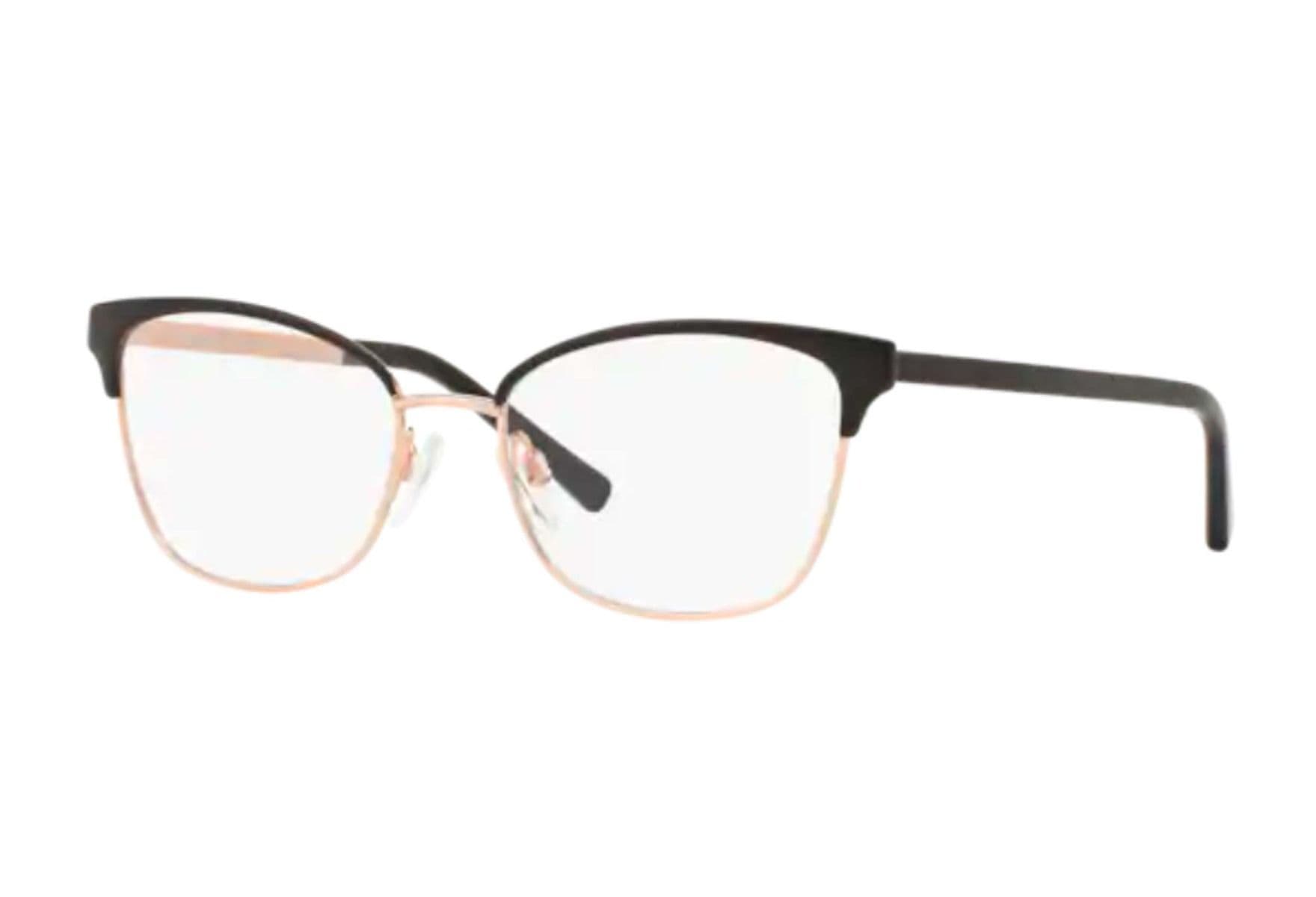 Michael Kors briller - ADRIANNA IV - Svart, Mønstret, Small Hel ramme i Metall - CatEye