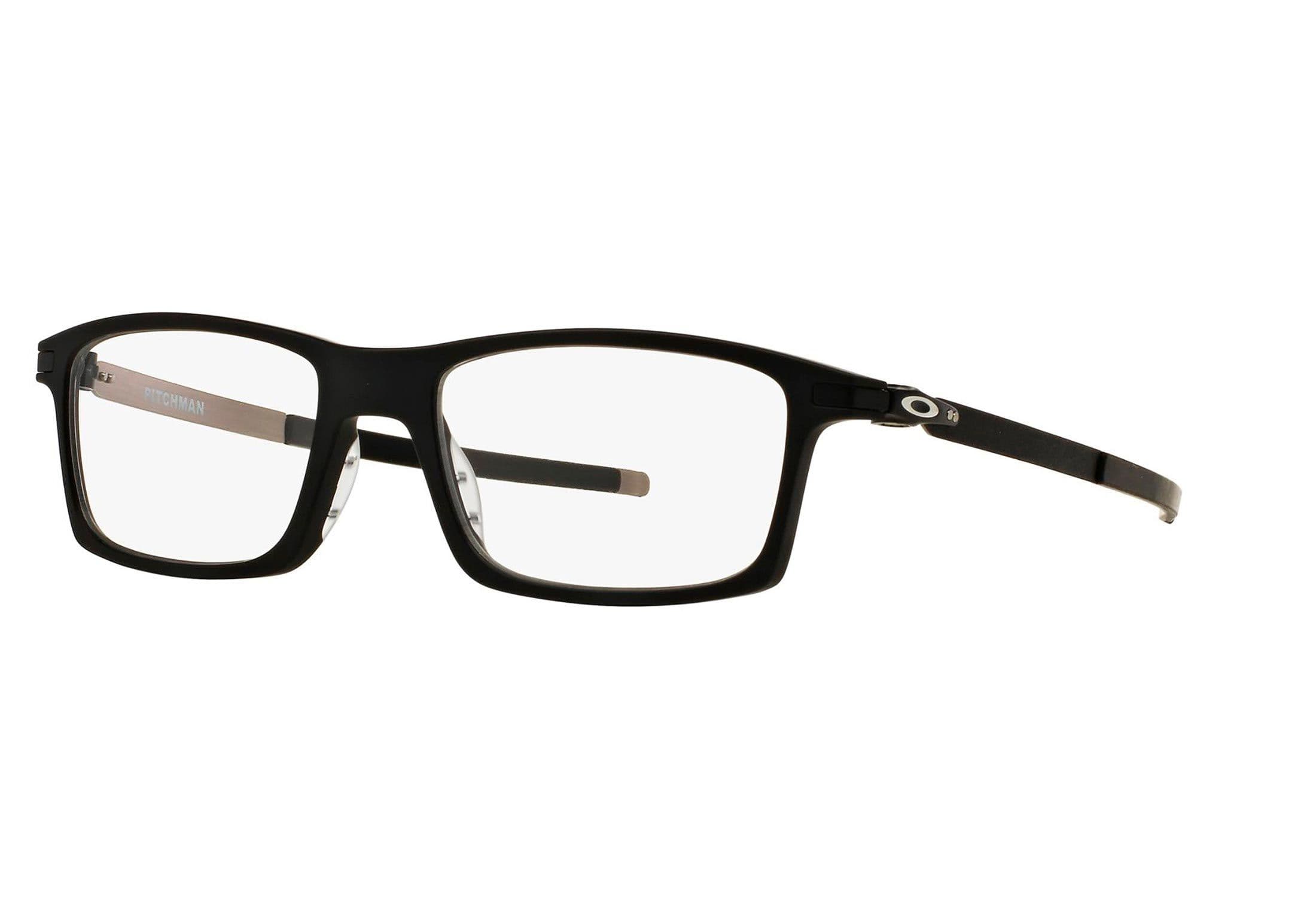 Oakley briller - Pitchman ox8050 01 - Svart, Large Hel ramme i Metall, Plast - Rektangulære