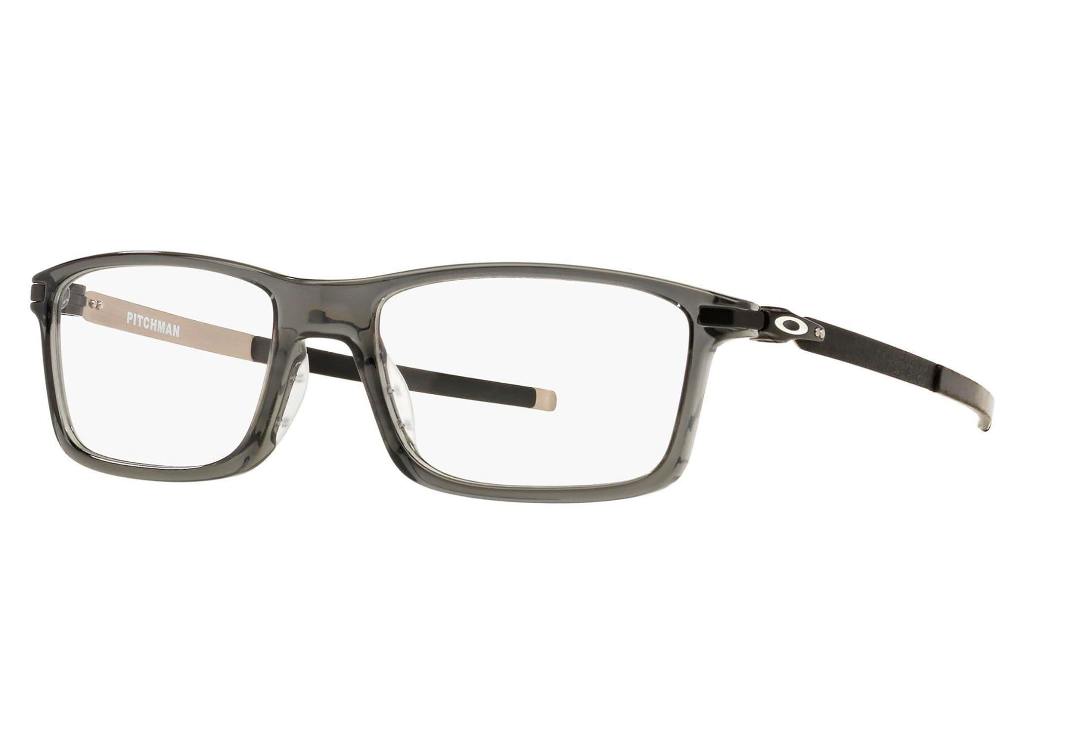 Oakley briller - Pitchman ox8050 06 - Grå, Large Hel ramme i Metall, Plast - Rektangulære