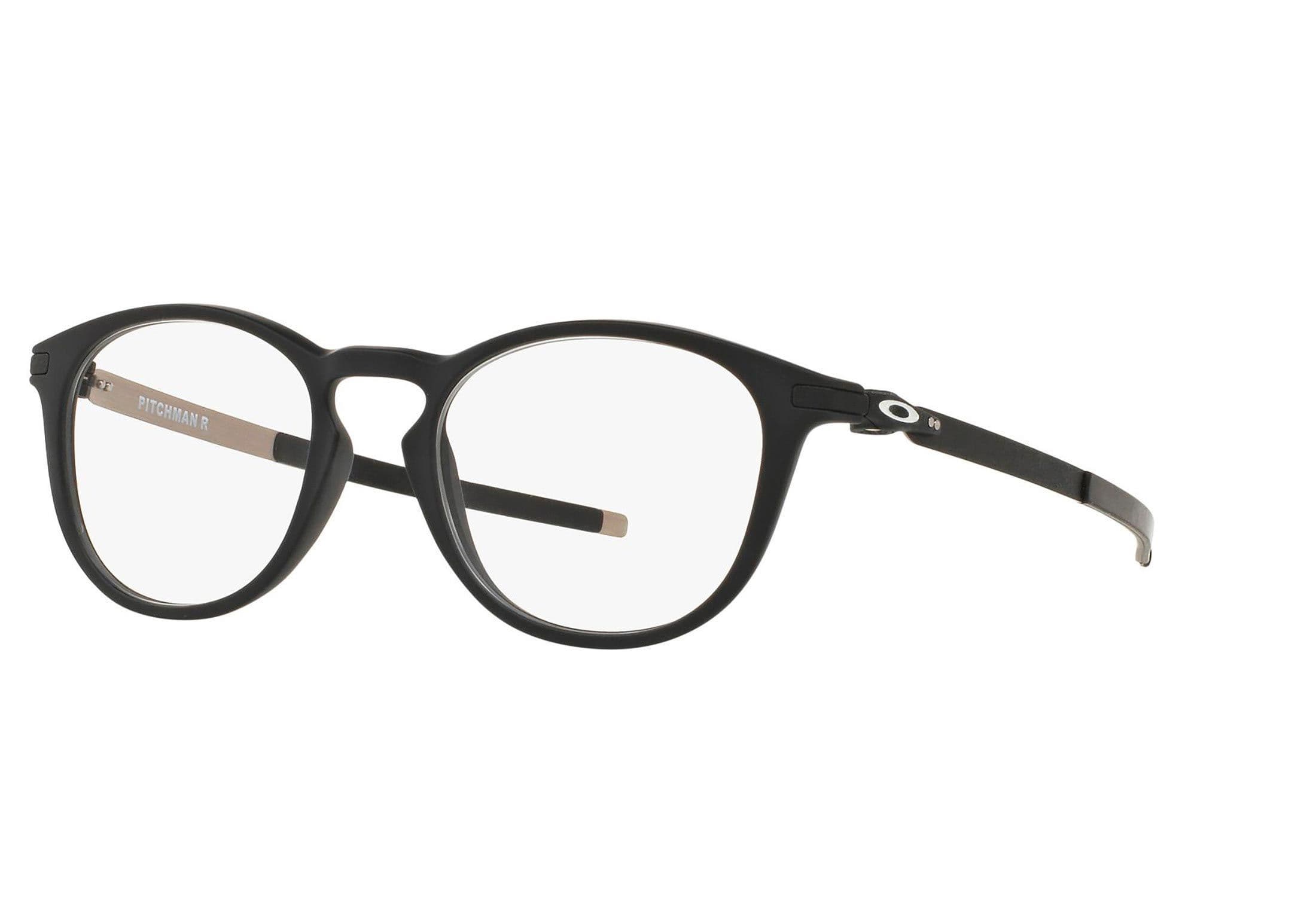 Oakley briller - Pitchman R ox8105 01 - Svart, Large Hel ramme i Metall, Plast - Rund