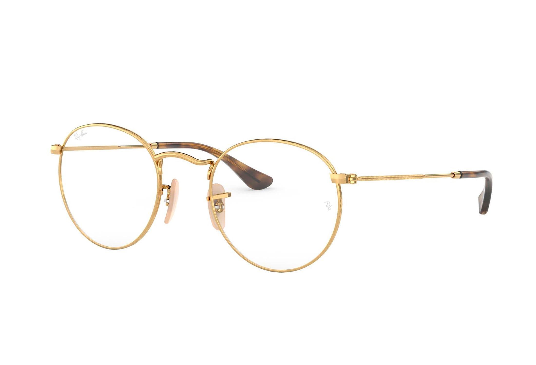 Ray-Ban briller - rb3447v - Gull, Small Hel ramme i Metall - Rund